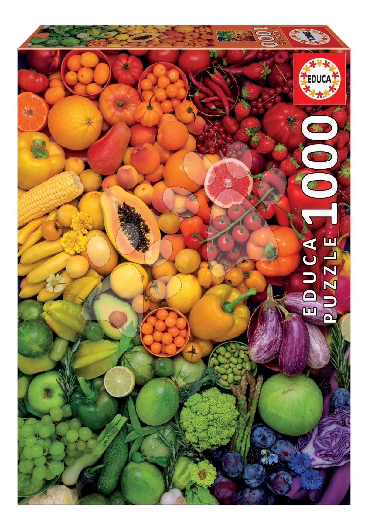 Puzzle Colourful Vitamins Educa 1000 dielov a Fix lepidlo