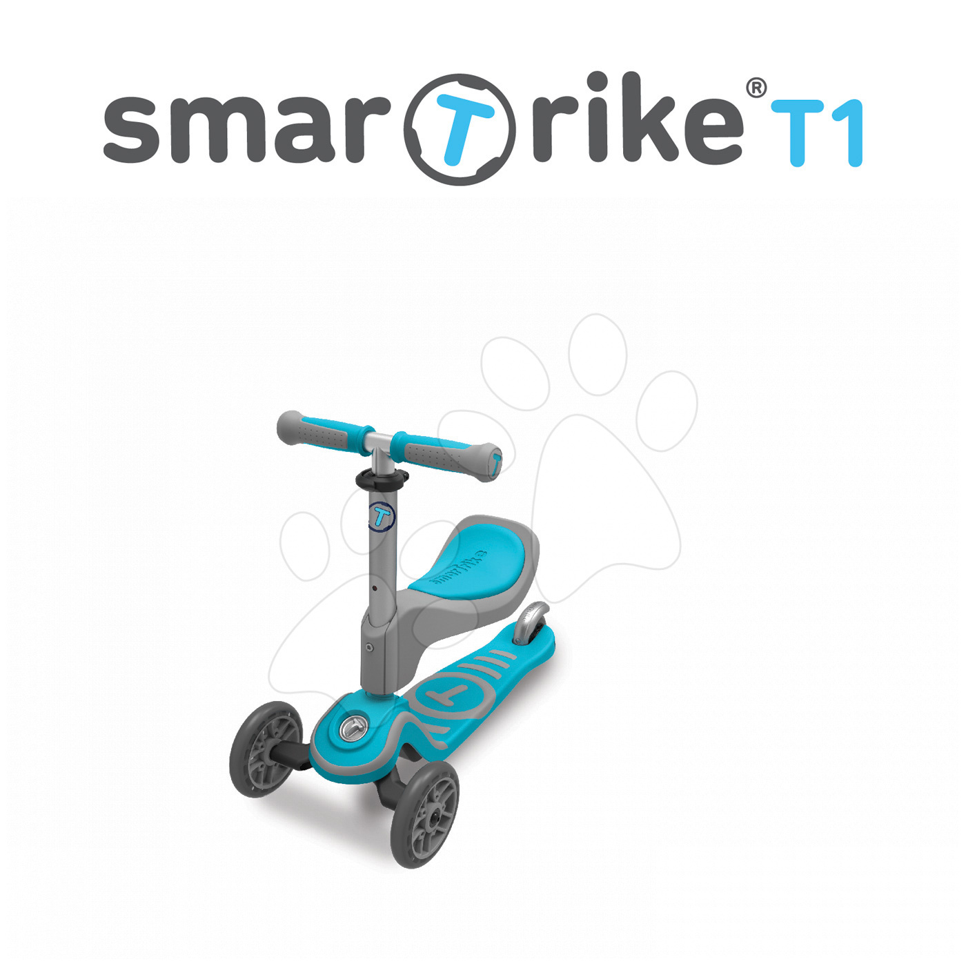 T1 smarTrike Scooter and Ride on Toy 3in1 with T lock system