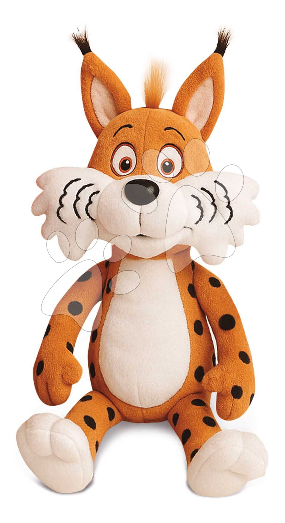 Interaktív mesemondó plüss hiúz Lynx Storry Teller Educa hangmodul 8 klasszikus mesével és 6 dallal 4 nyelven 24 hó-tól