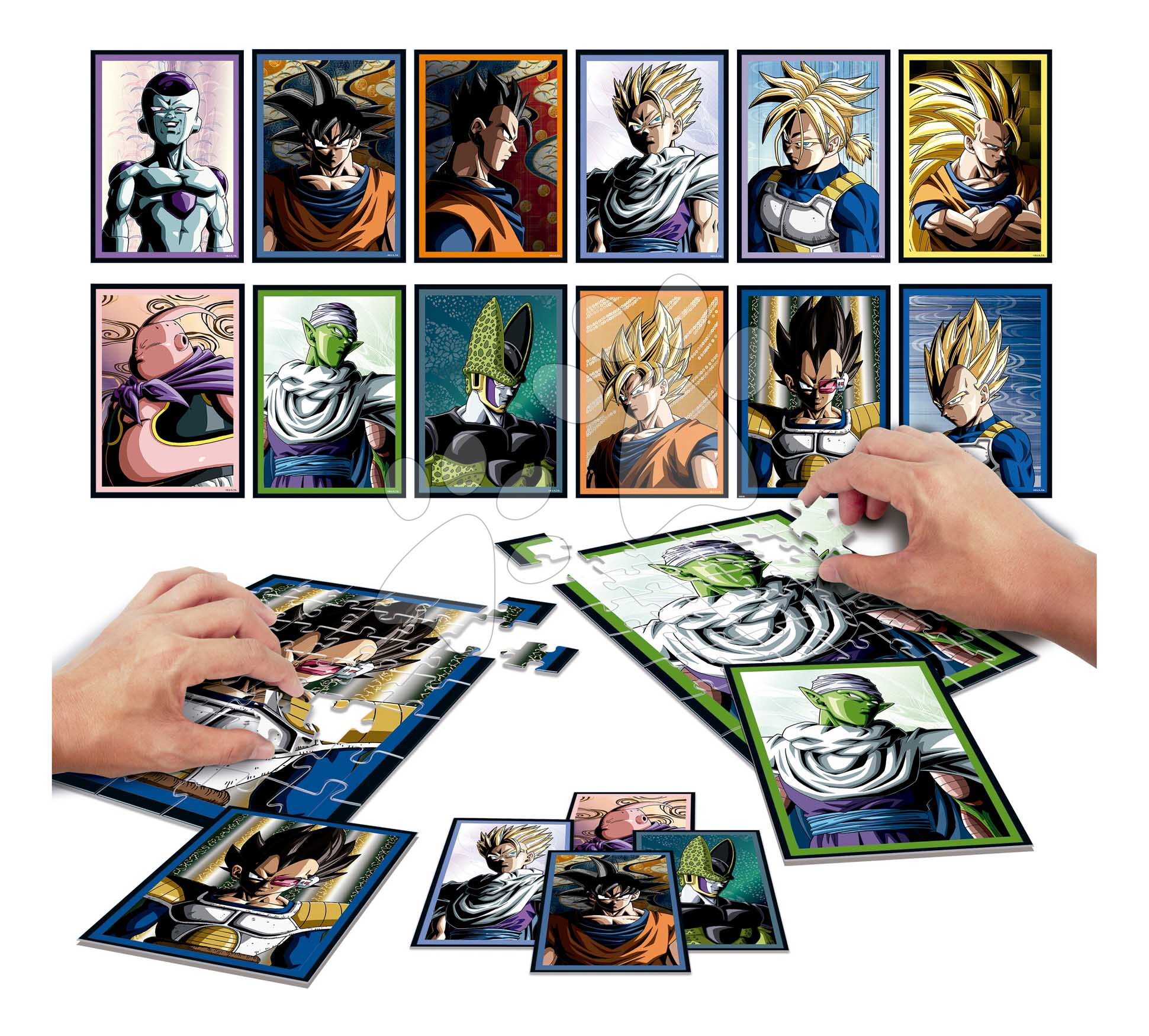 Puzzle Battle Dragon Ball Z Educa 12 fajta puzzle 504 darabos 7 évtől