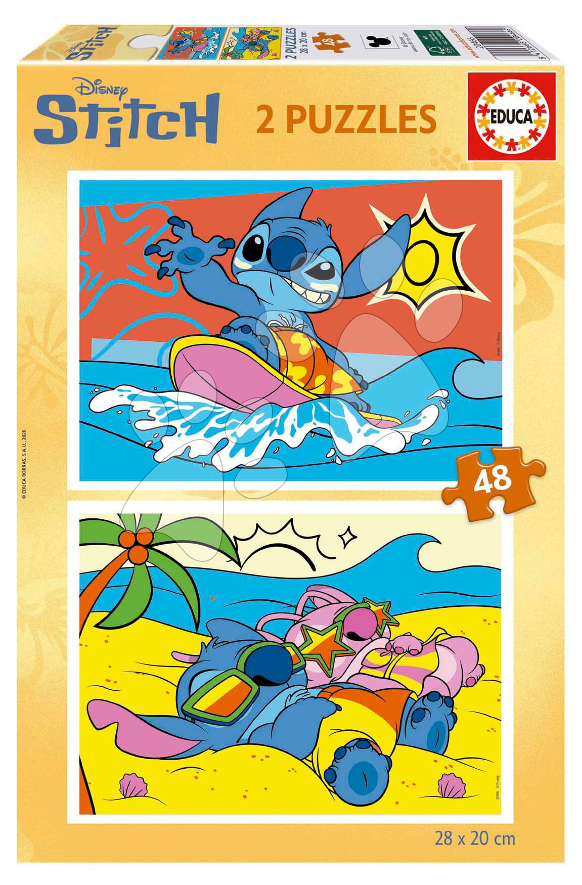 Puzzle Stitch Educa 2x48 darabos 4 évtől