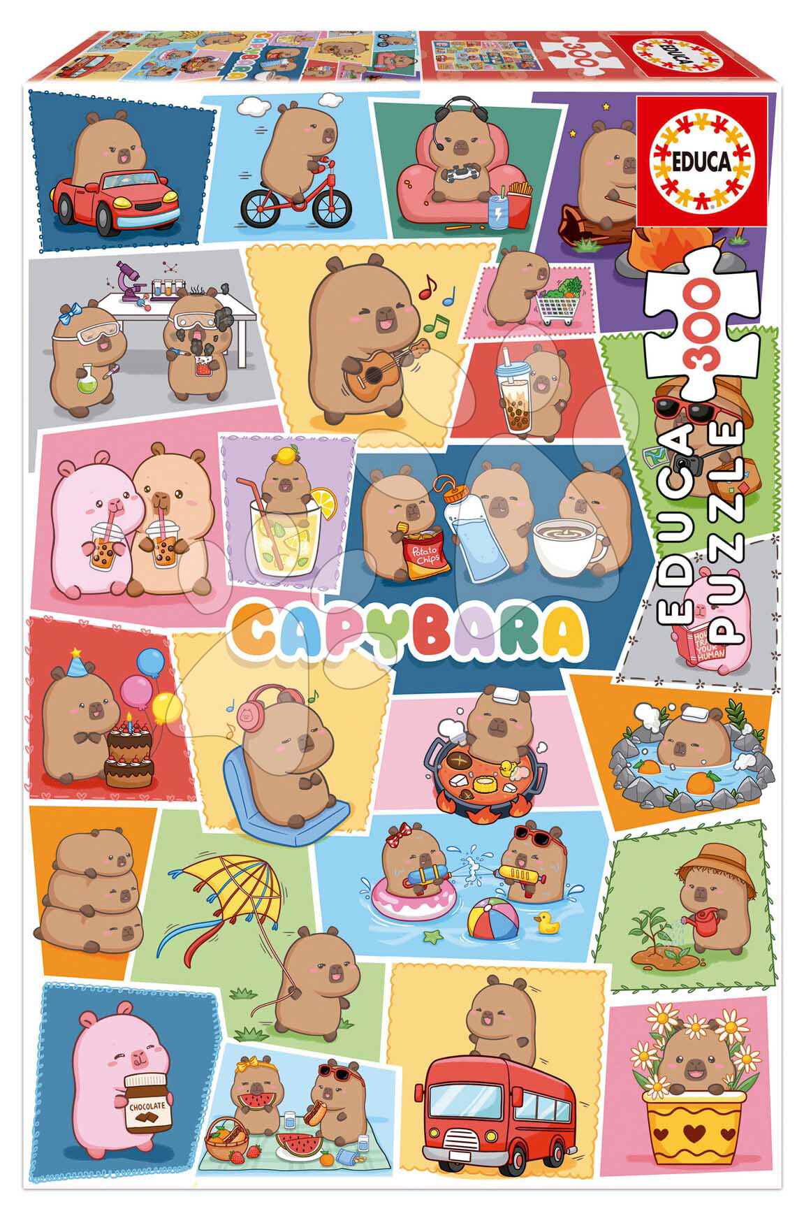 Puzzle CapyFun Educa 300 darabos 8 évtől