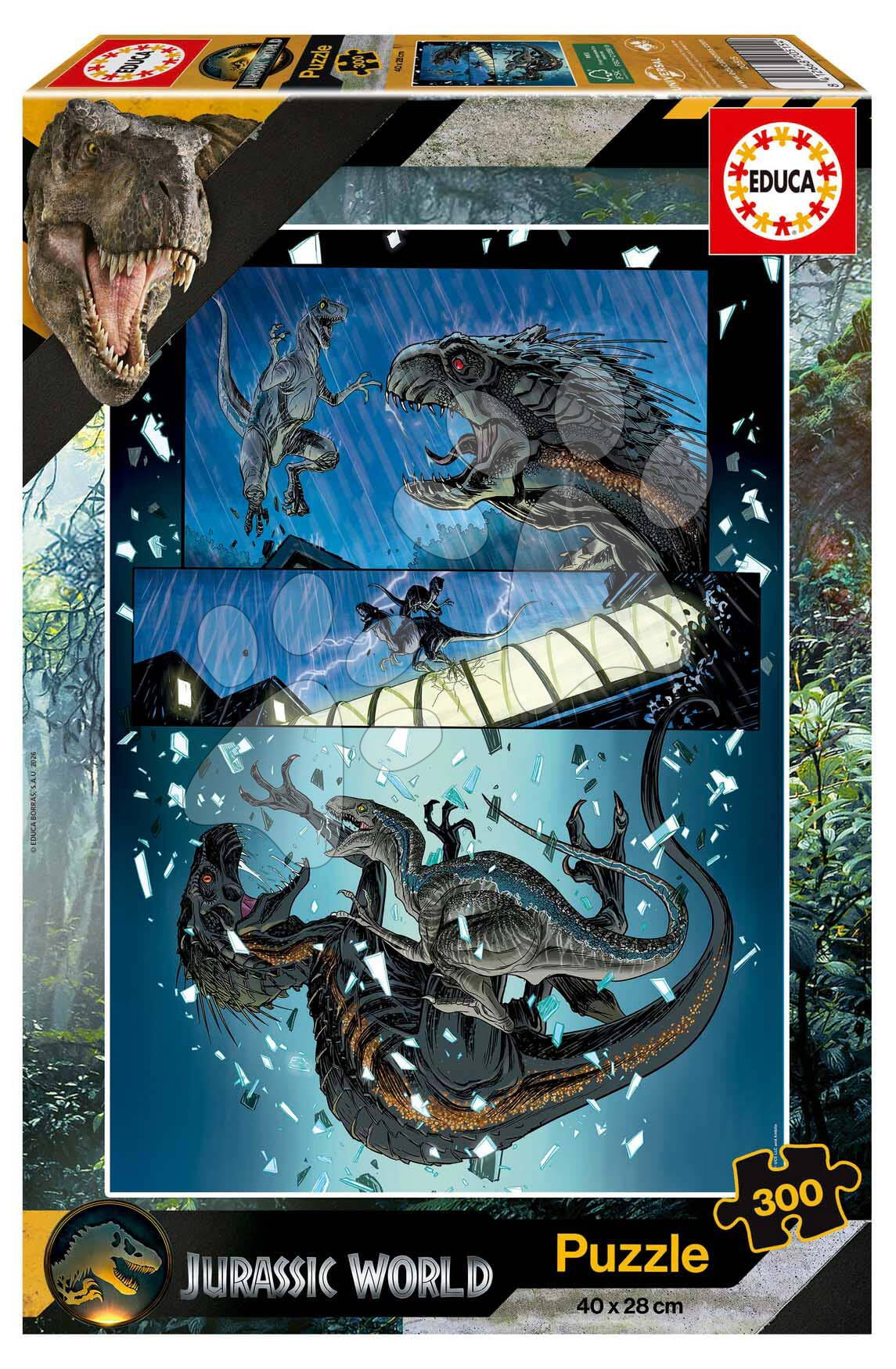 Puzzle Jurassic World Educa 300 darabos 8 évtől