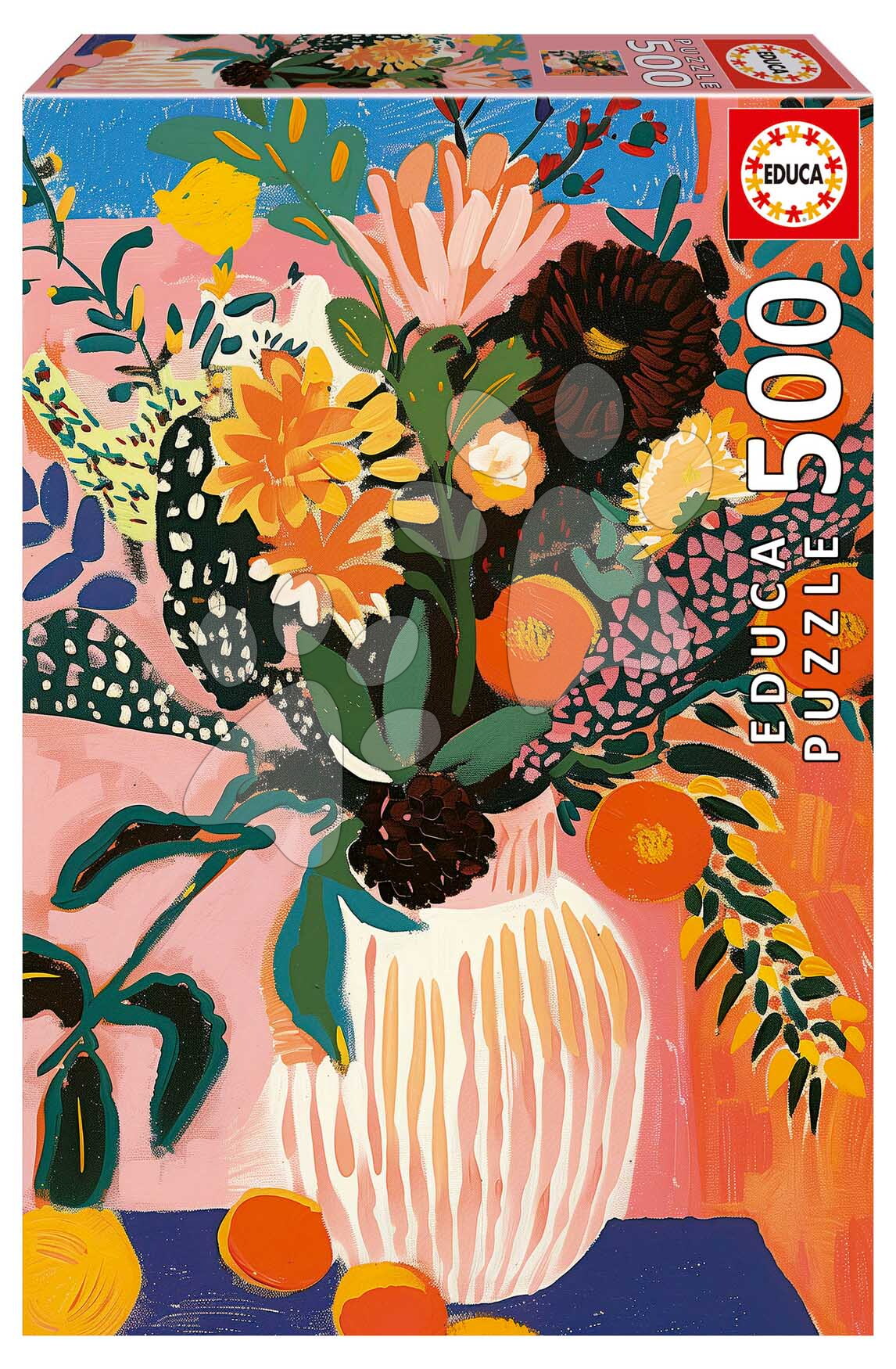 Puzzle Flor Boho Educa 500 darabos és Fix ragasztó