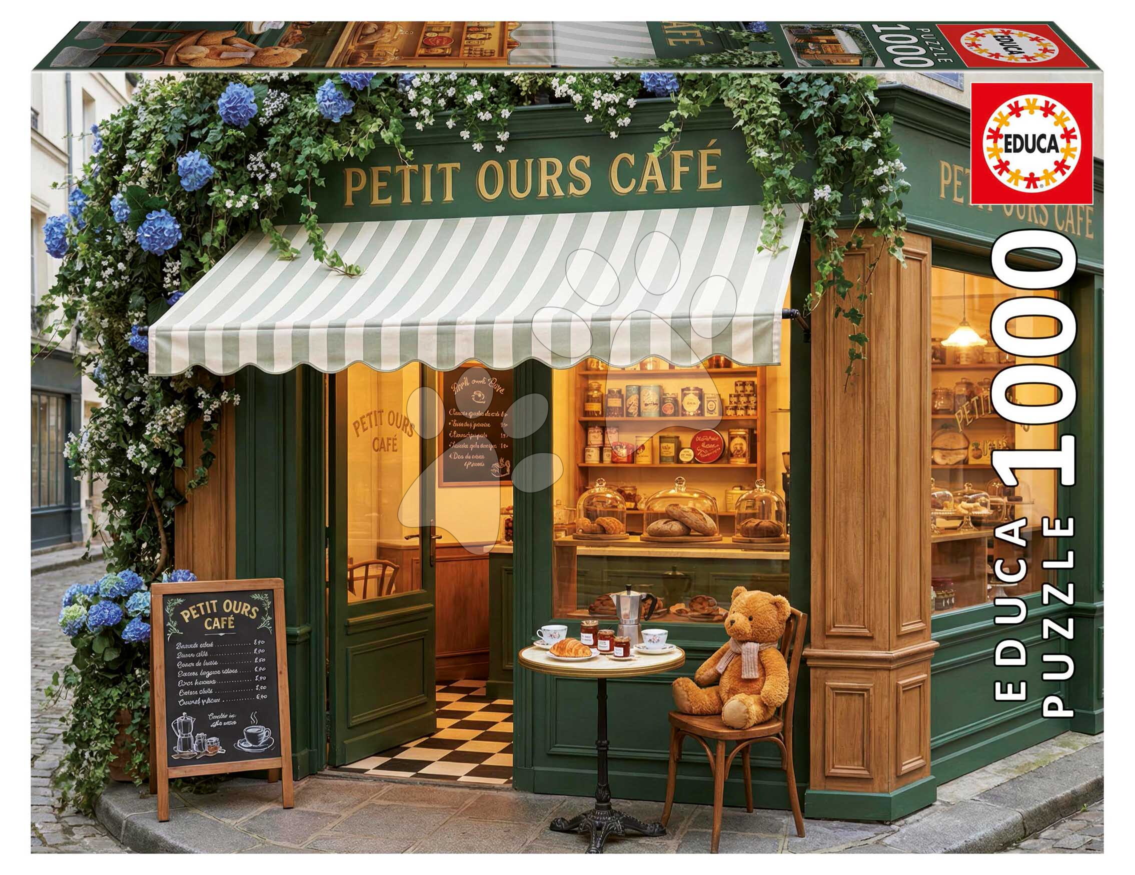 Puzzle Little Bear Café Educa 1000 darabos és Fix ragasztó