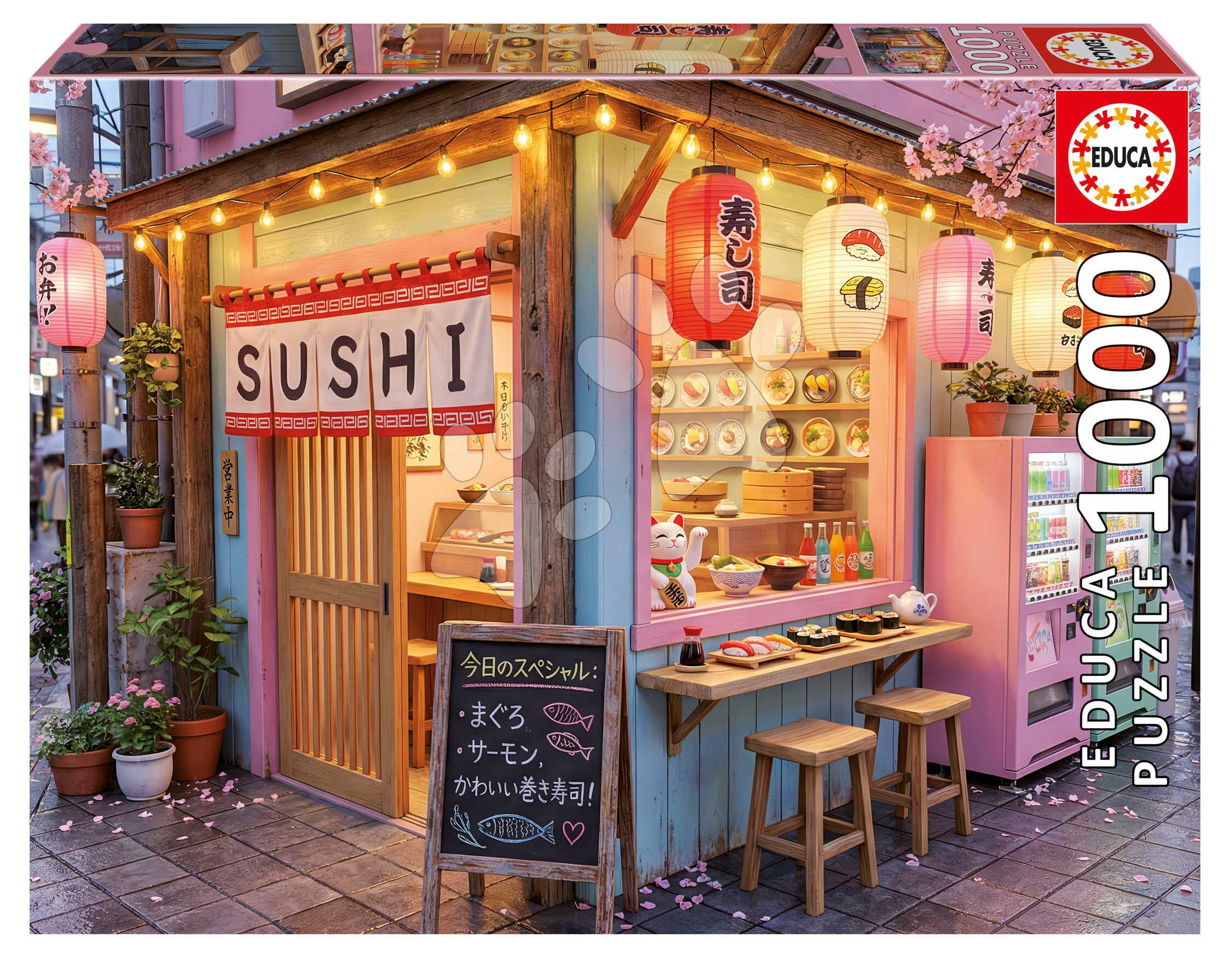 Puzzle Kawaii Sushi Educa 1000 darabos és Fix ragasztó
