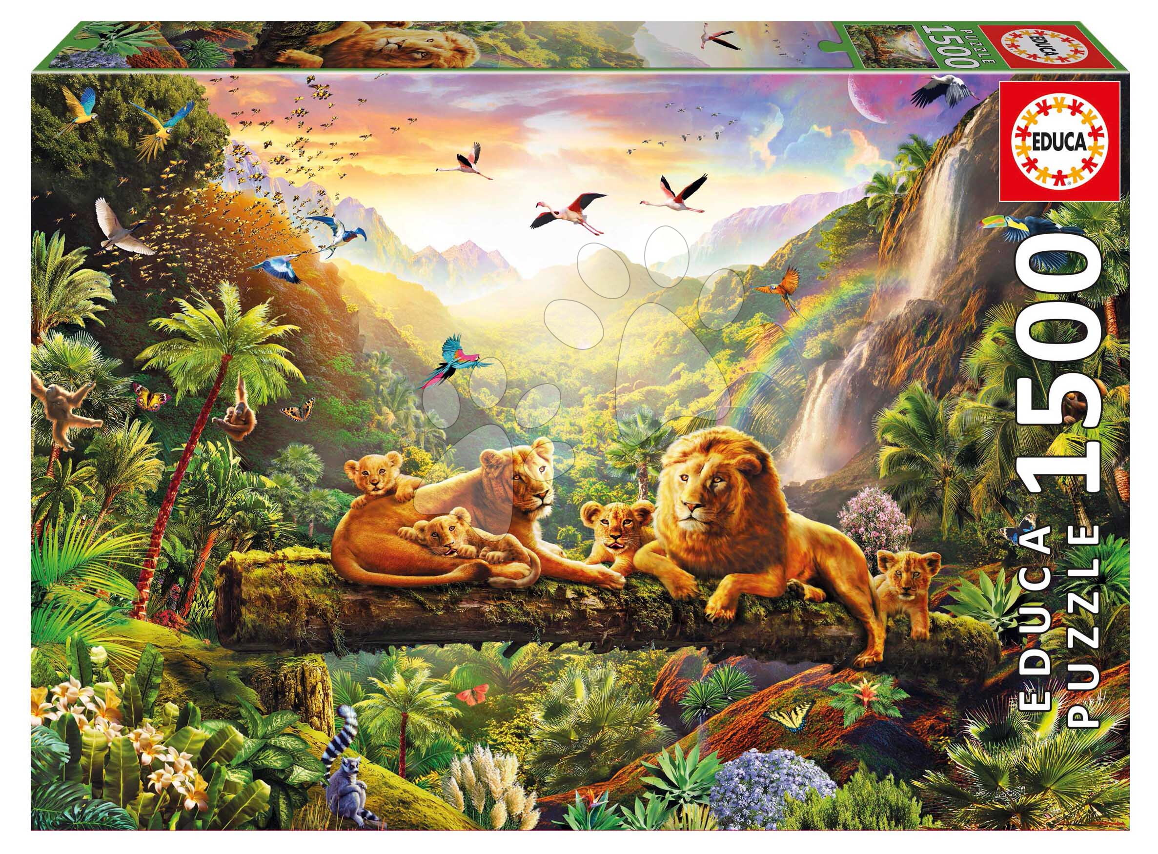 Puzzle The Lion three bridge Educa 1500 darabos és Fix ragasztó