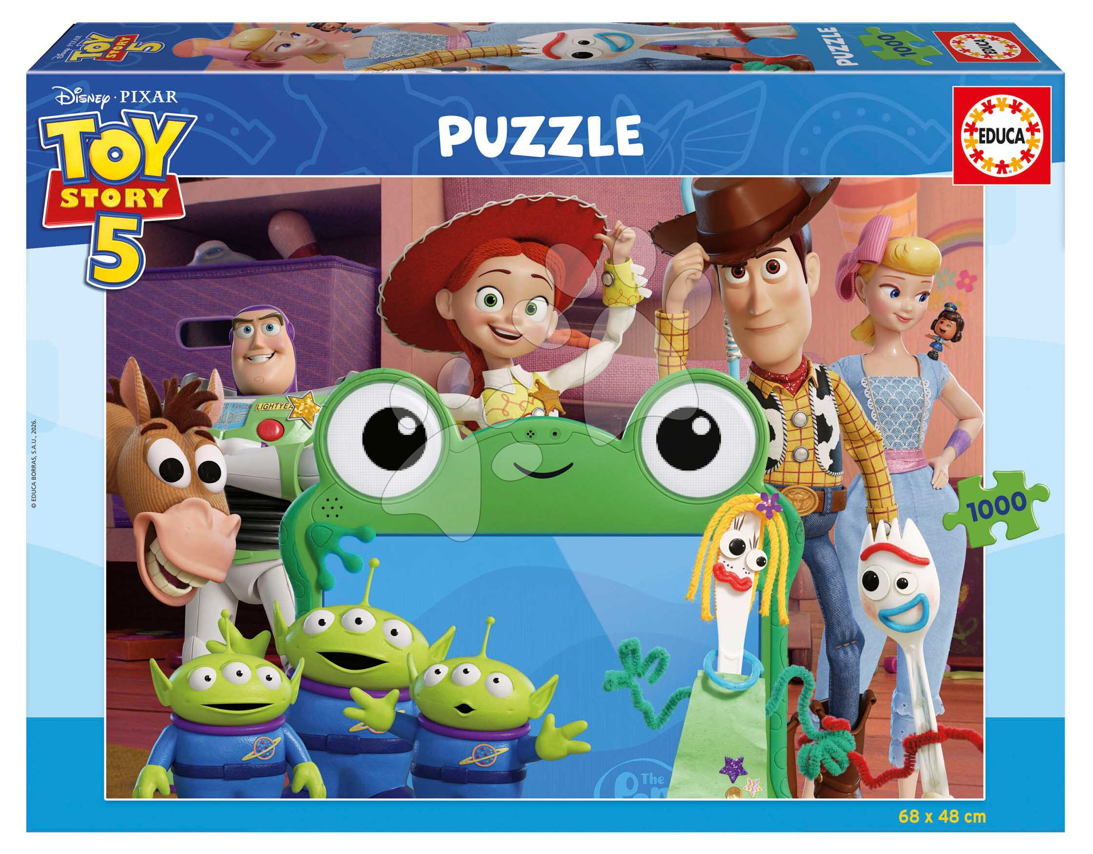 Puzzle Toy Story Educa 1000 darabos és Fix ragasztó
