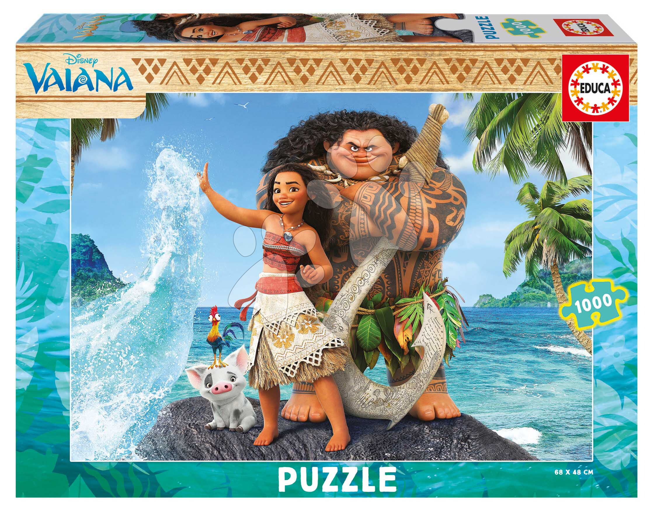 Puzzle Vaiana Educa 1000 darabos és Fix ragasztó