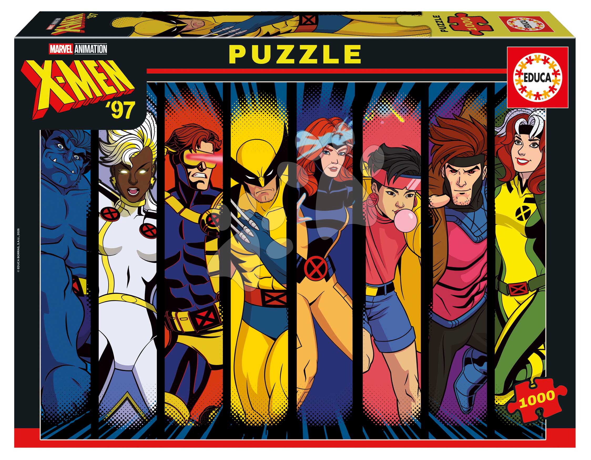 Puzzle X-Men 1997 Educa 1000 darabos