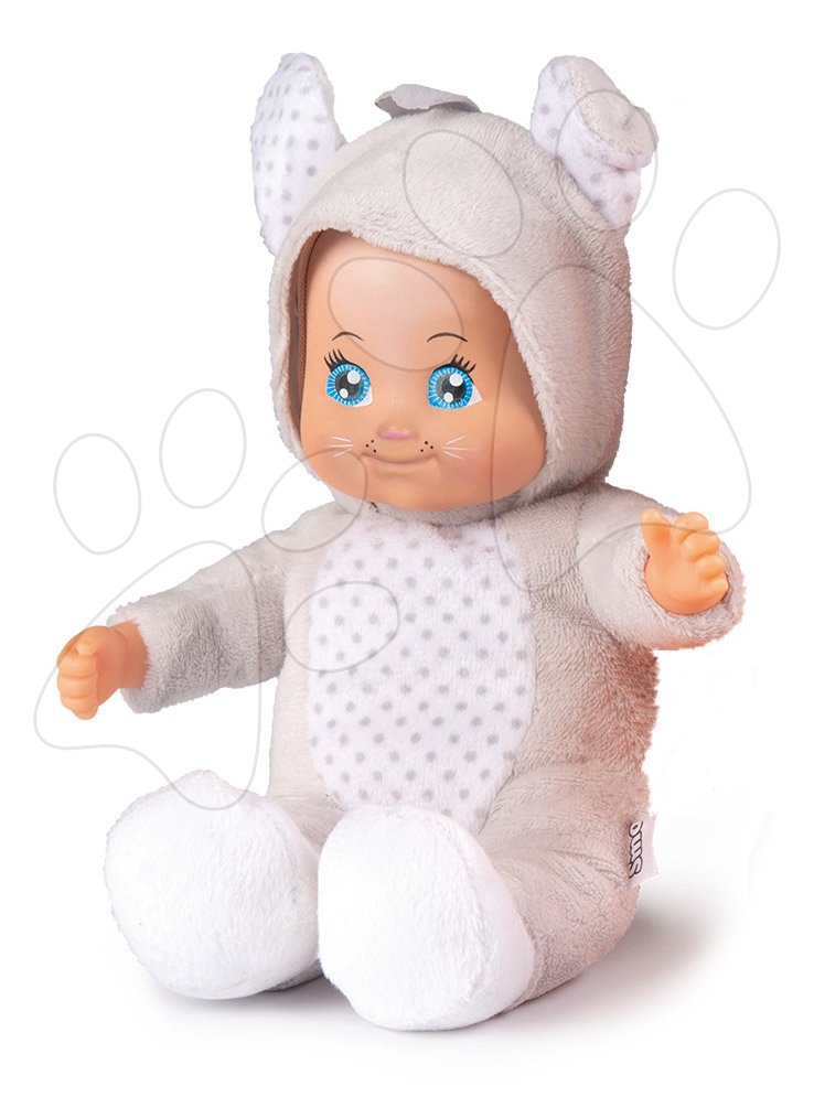 Játékbaba Nyuszi jelmezben Mini Animal Doll Minikiss Smoby 20 cm 12 hó-tól