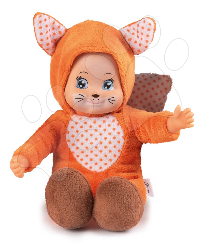 Játékbaba Róka jelmezben Mini Animal Doll Minikiss Smoby 20 cm 12 hó-tól