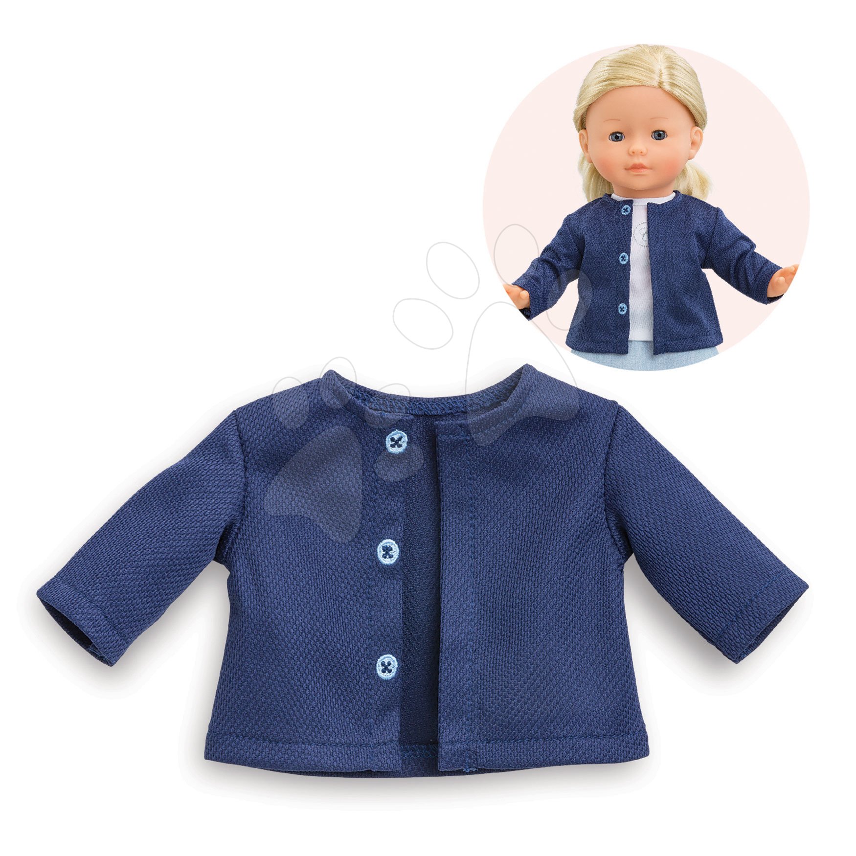 Oblečení Cardigan Navy Blue Ma Corolle pro 36 cm panenku od 4 let