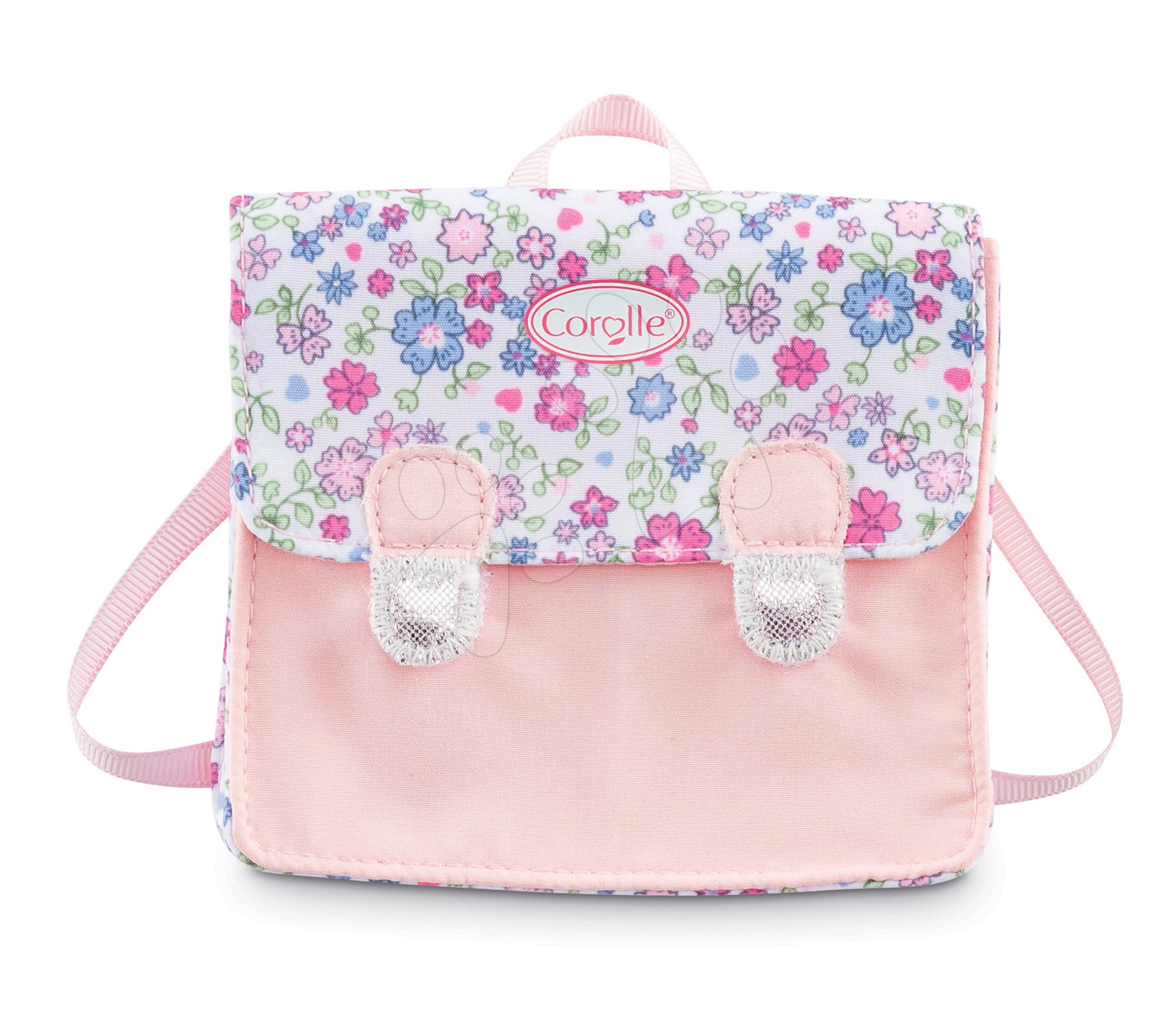 Iskolatáska Schoolbag Flowers Corolle 36 cm játékbabára 4 évtől