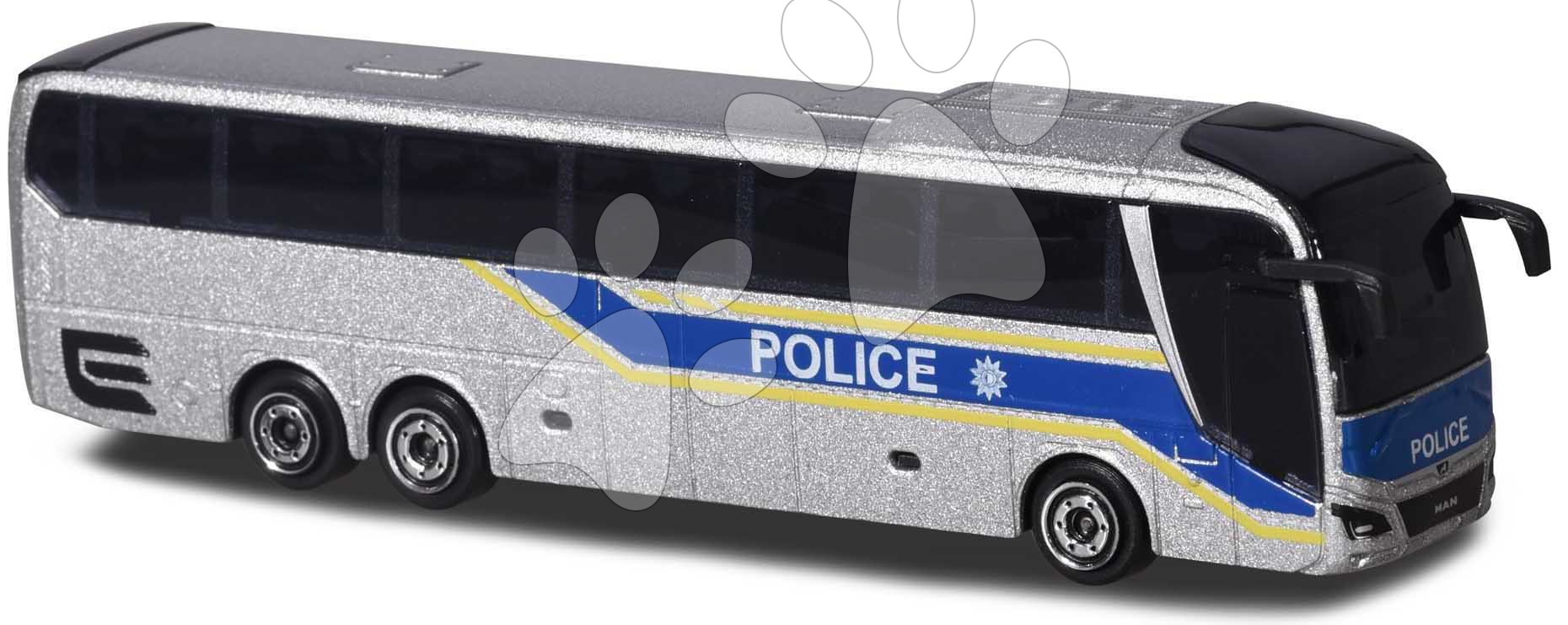 Autobus MAN City Bus Majorette s odpružením 13 cm délka různé druhy