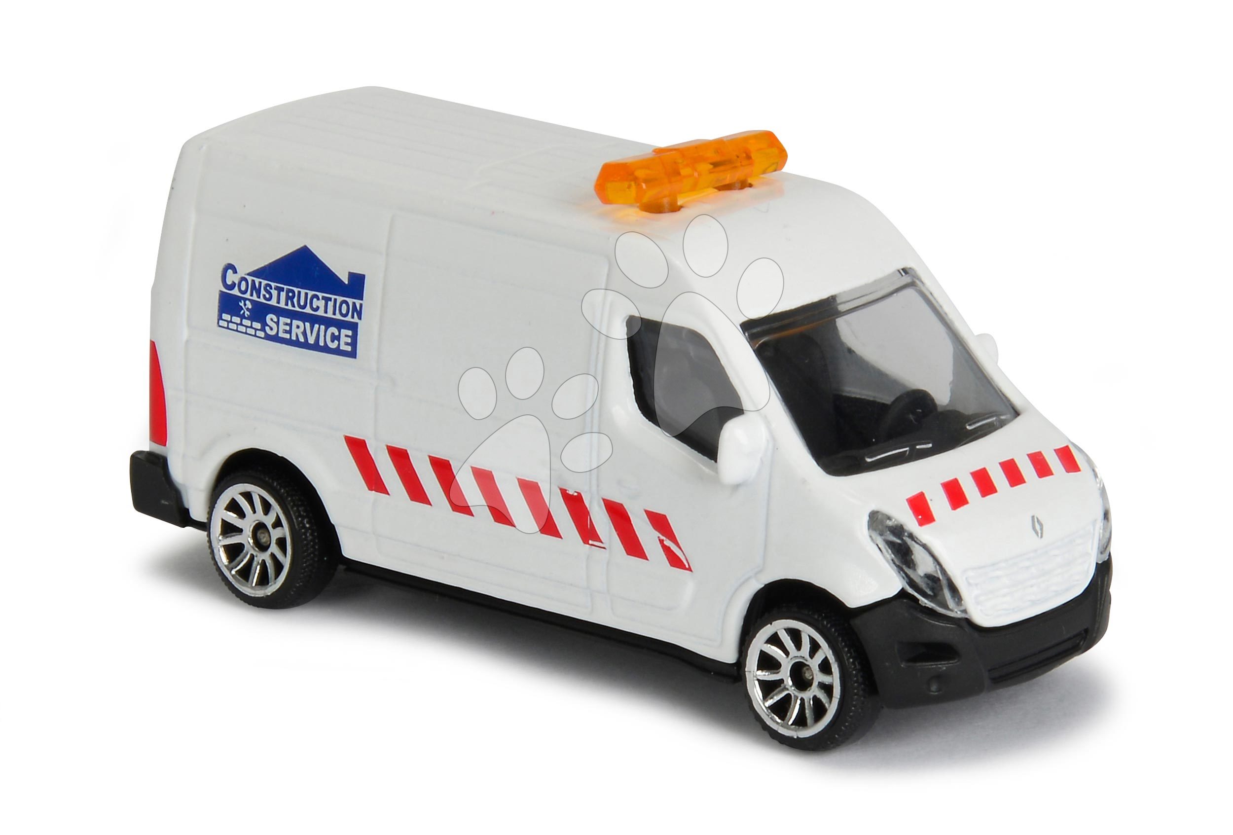 Autíčko stavební Construction Majorette kovové délka 7,5 cm 6 různých druhů