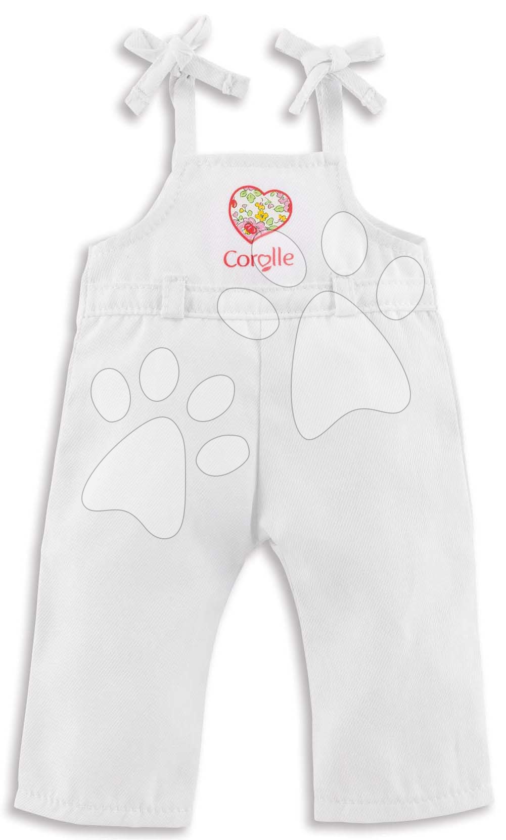 Kantáros nadrág Overalls White Ma Corolle 36 cm játékbabának 4 évtől