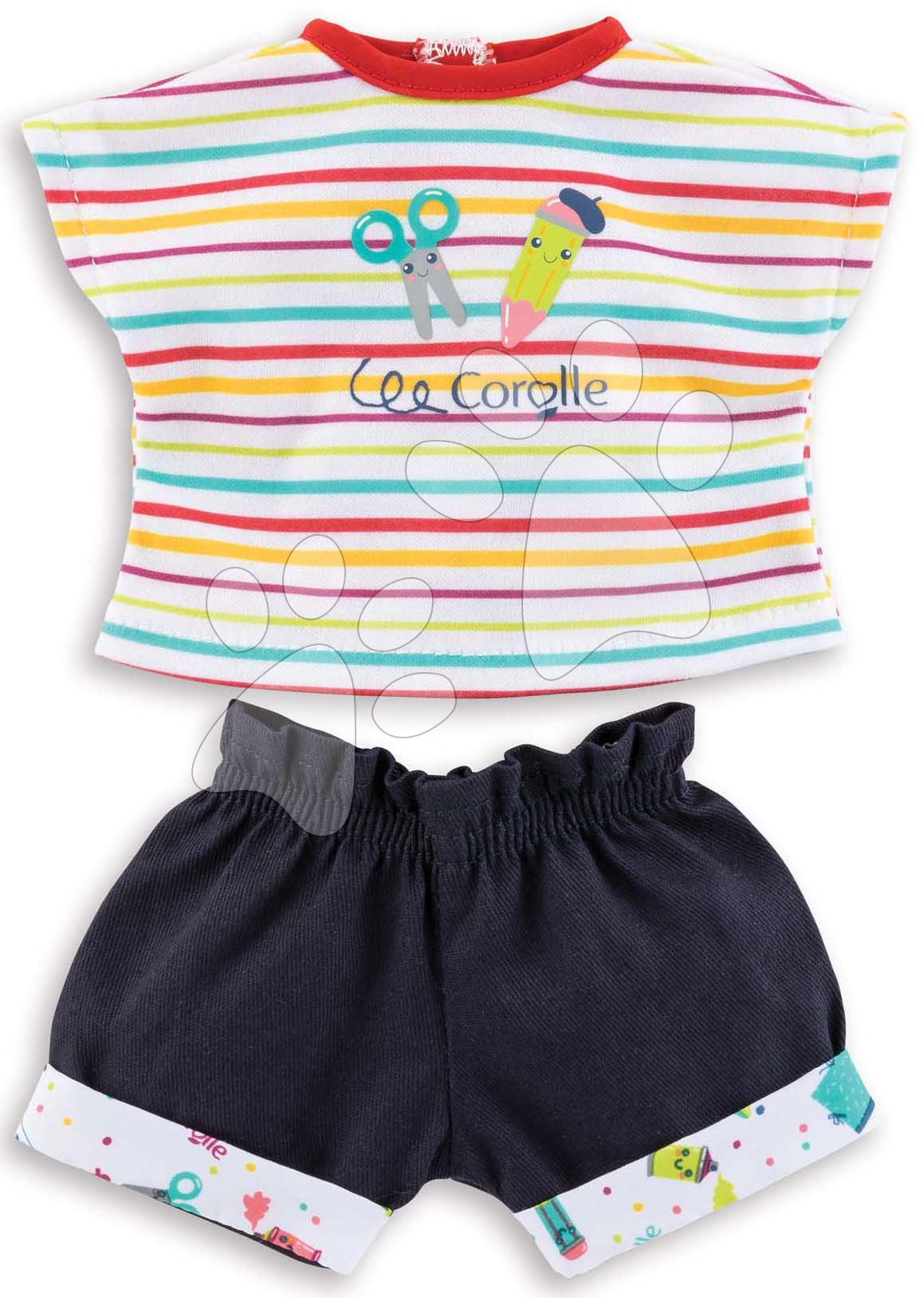 Oblečenie T-shirt & Shorts Little Artist Ma Corolle pre 36 cm bábiku od 4 rokov