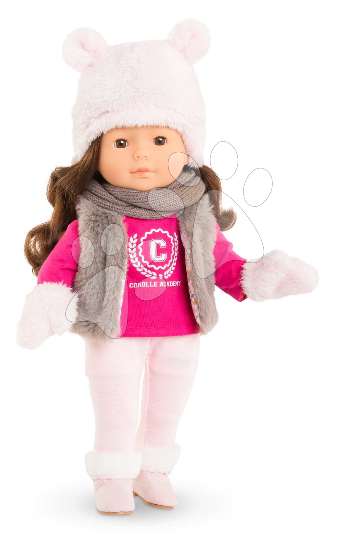 Téli ruha szett játékbabára Winter Set and Accessories Ma Corolle 5 kiegészítővel 36 cm babának