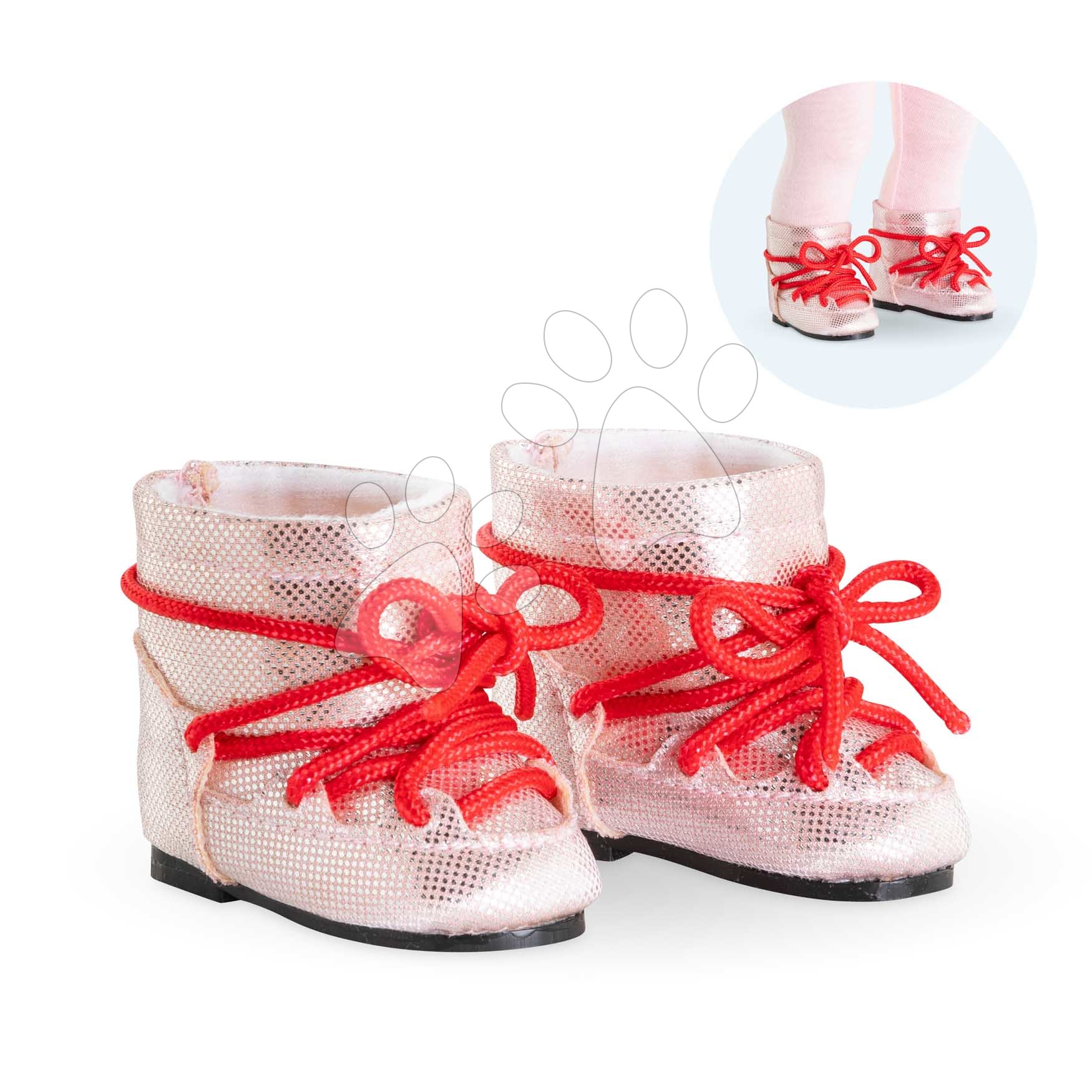 Csizma játékbabára Pink Snow Boots Ma Corolle 36 cm babának
