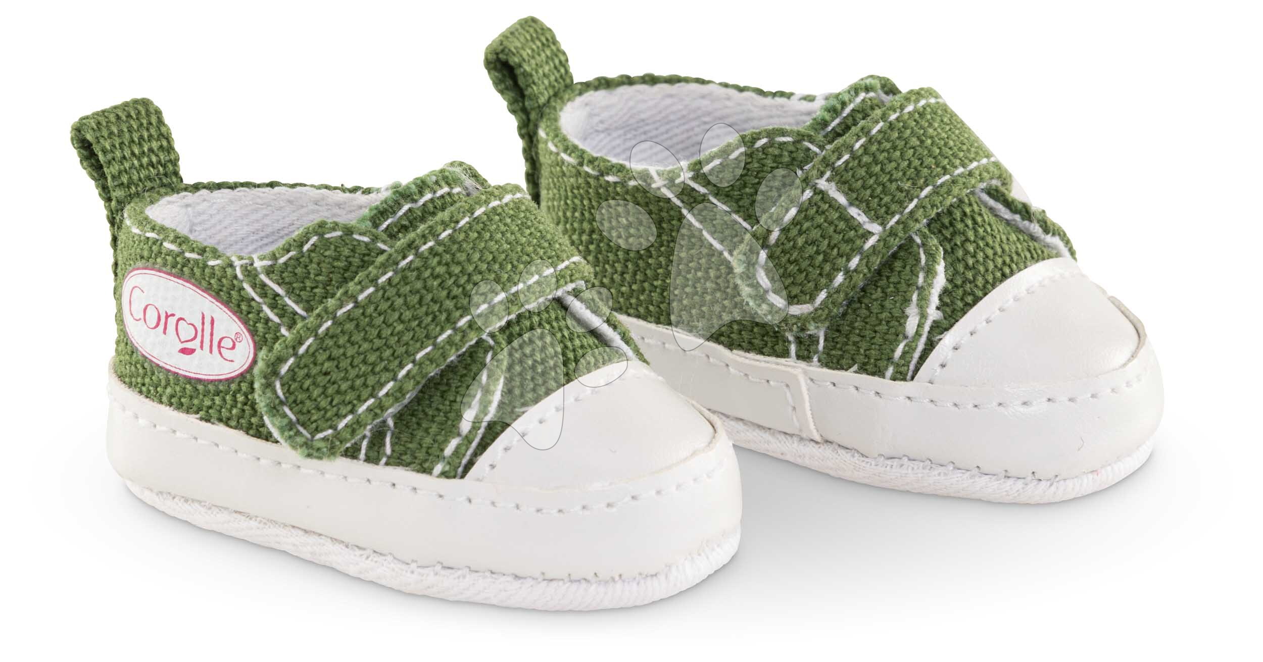 Sportcipő játékbabának Kaki Sneakers Ma Corolle zöld 36 cm játékbabára