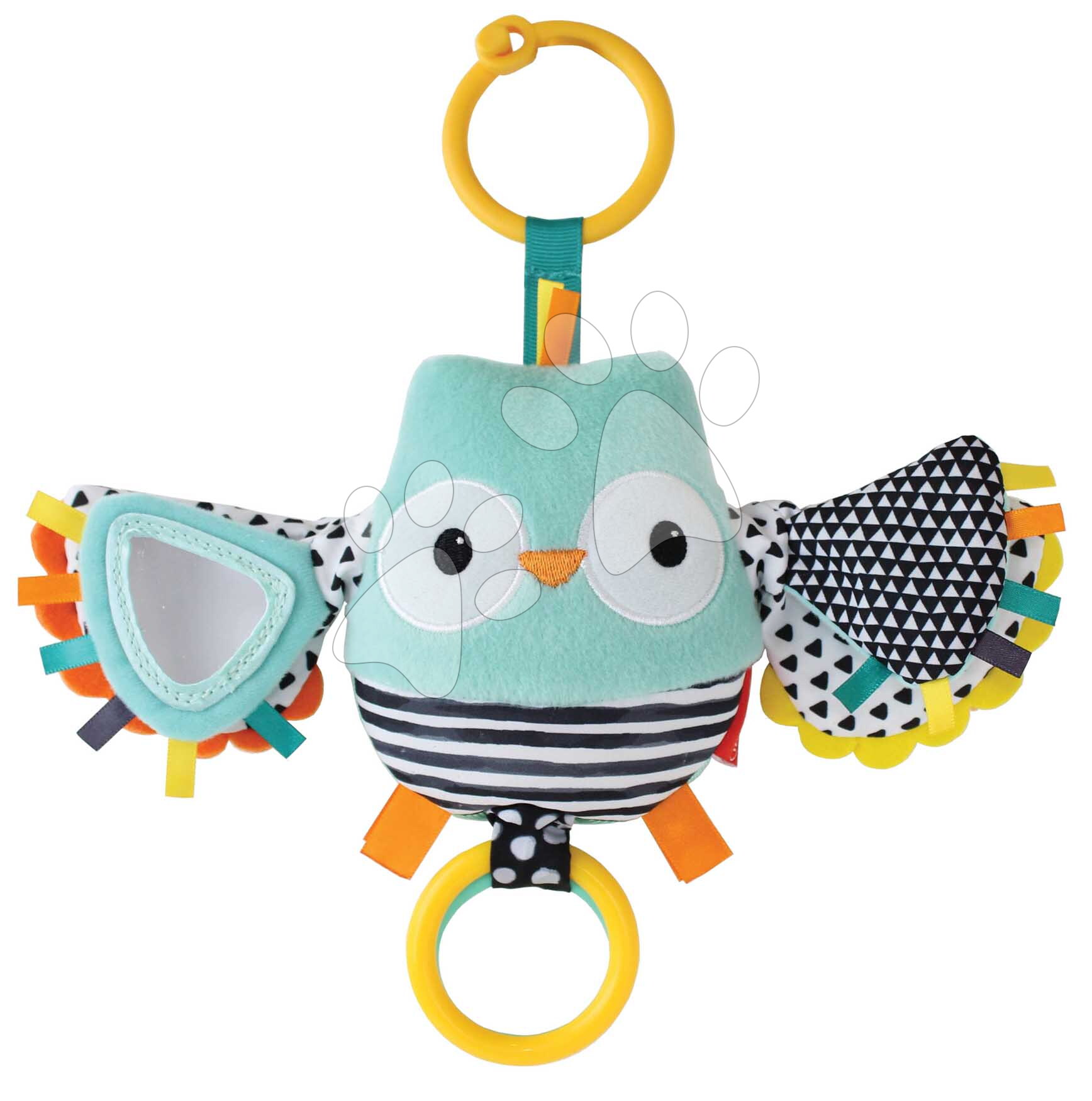 Vibrujúca sovička Flutter & Jitter Pal Owl Infantino s mávajúcimi krídlami od 0 mes