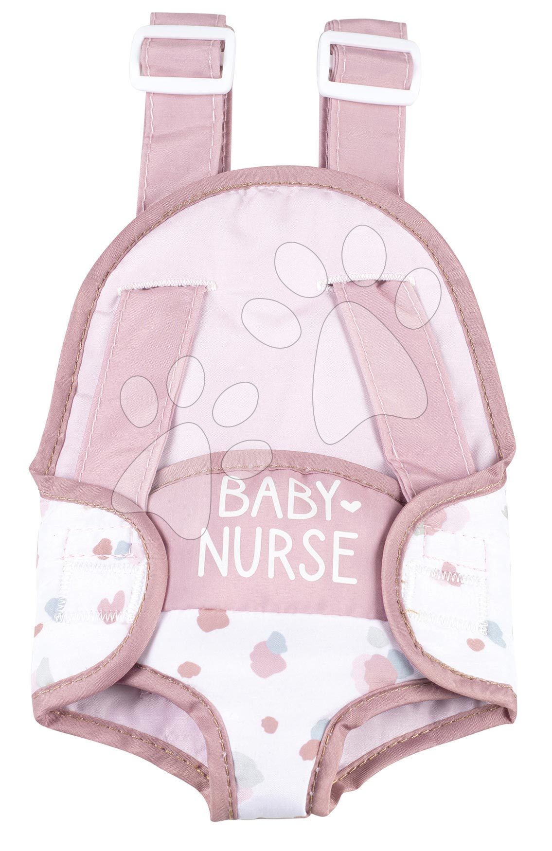 Babahordozó 42 cm játékbabának Baby Carrier Natur D'Amour Baby Nurse Smoby ergonomikus kenguru