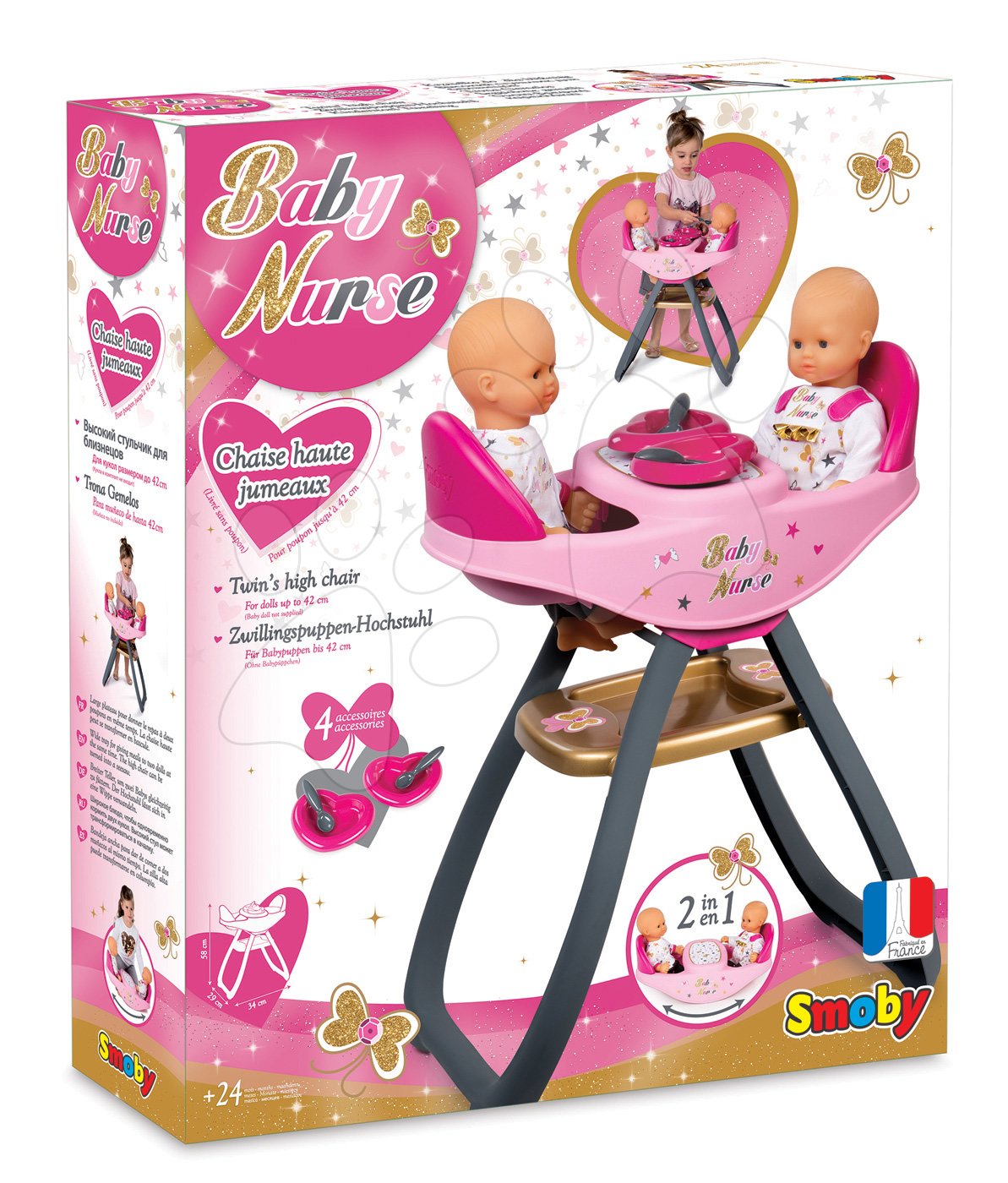 chaise haute baby nurse Smoby - Smoby