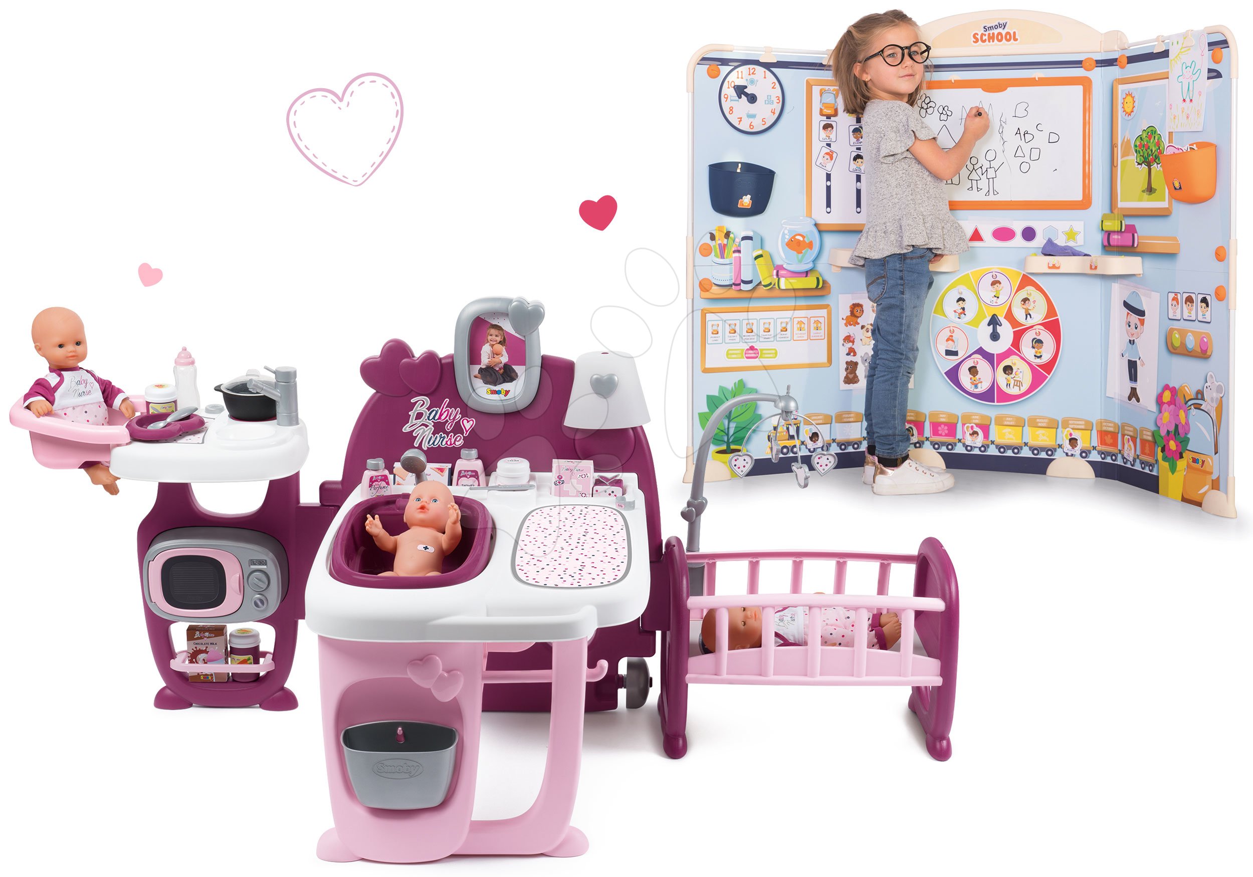 Smoby Large Doll's Play Centre Baby Nurse