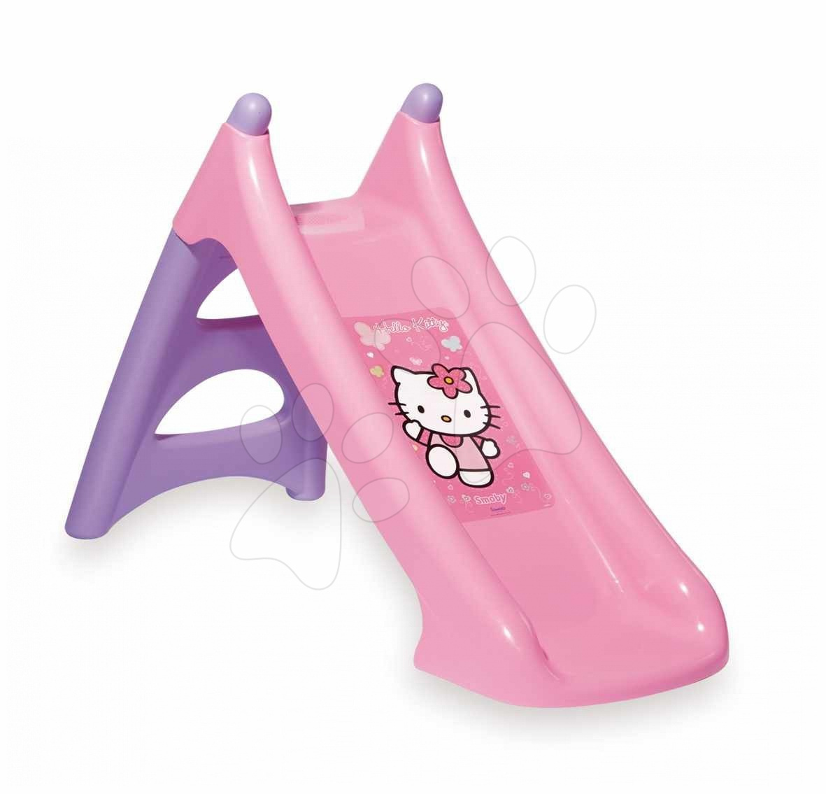 Šmykľavky pre deti  - Šmykľavka XS Hello Kitty Smoby dĺžka 90 cm s UV filtrom ružová od 24 mes