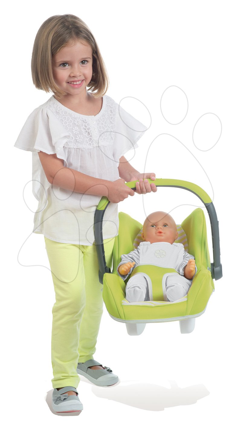 Smoby autósülés játékbabának Maxi Cosi & Quinny 240294 zöld-szürke