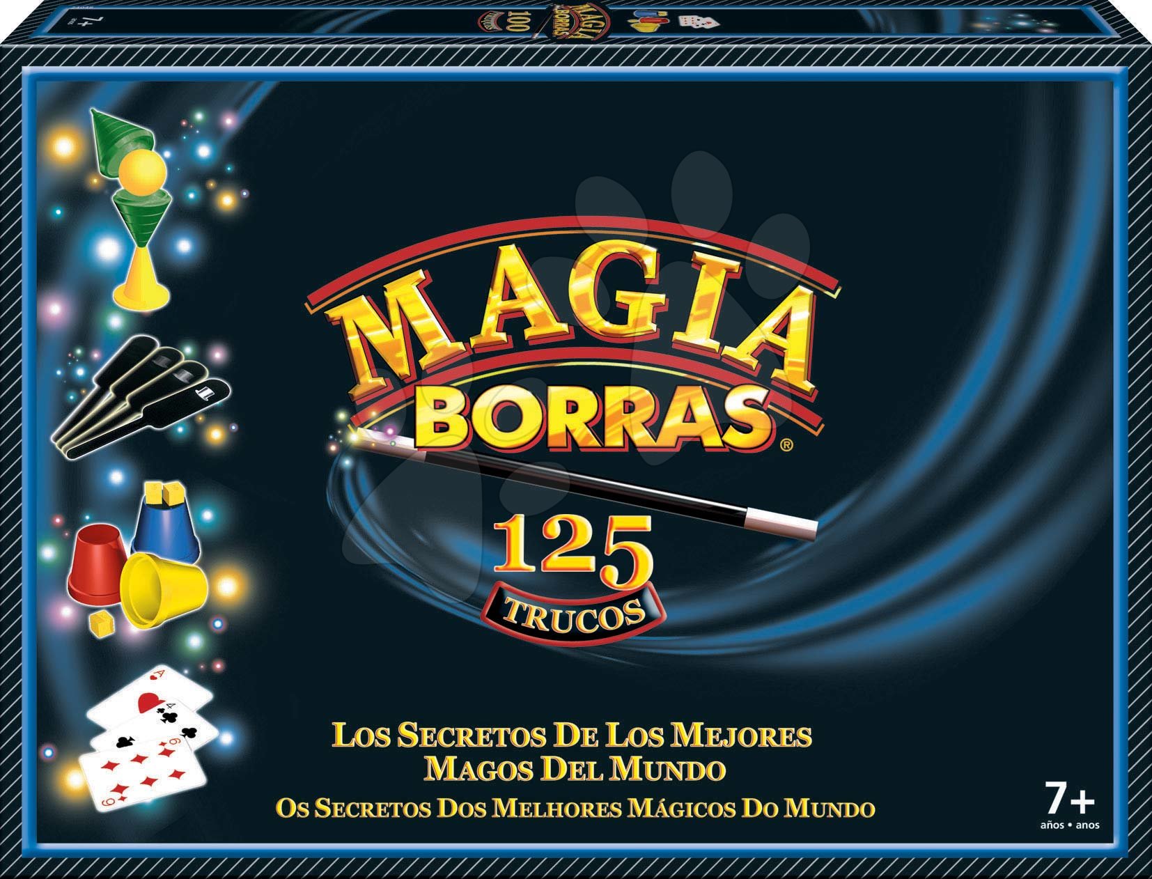 Bűvészmutatványok és trükkök Magia Borras Classic Educa 125 trükk spanyol és katalán nyelven 7 évtől