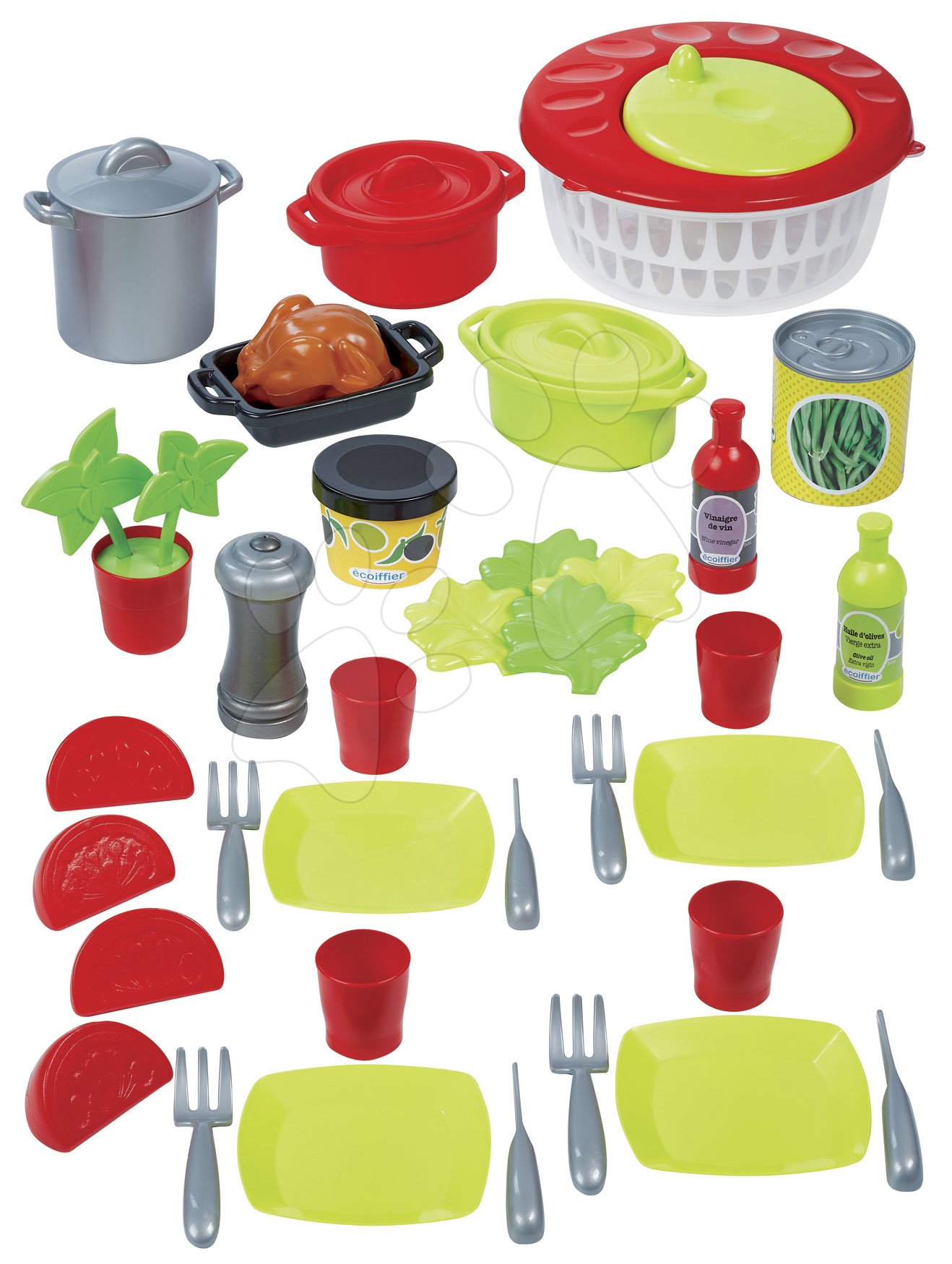 Cofanetto Accessori Cucina Smoby Écoiffier – 39 Pezzi, Per Bambini +18 Mesi, Fabbricato In Francia