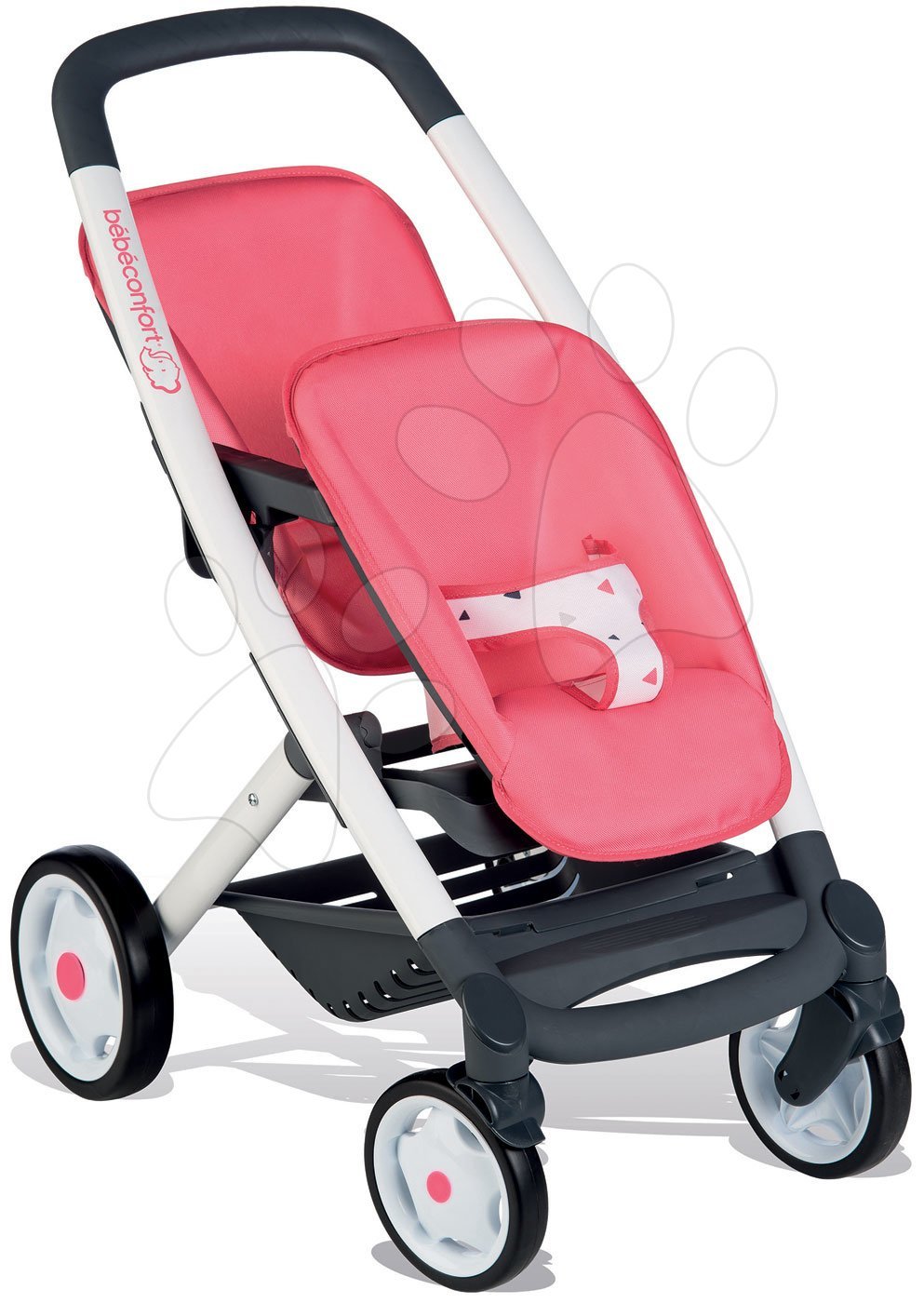 Smoby babakocsi ikerbabáknak Trio Pastel Maxi Cosi&Quinny 253298 rózsaszín