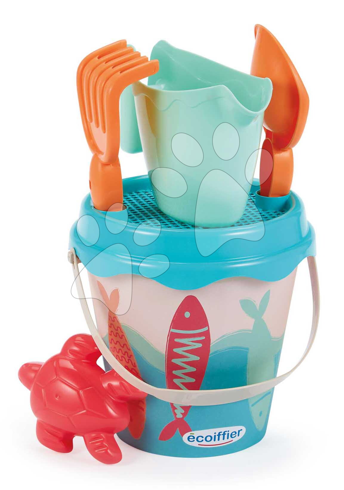 Vedro set Sardine Garnished Bucket Écoiffier 17 cm s krhličkou a formičkou od 18 mes