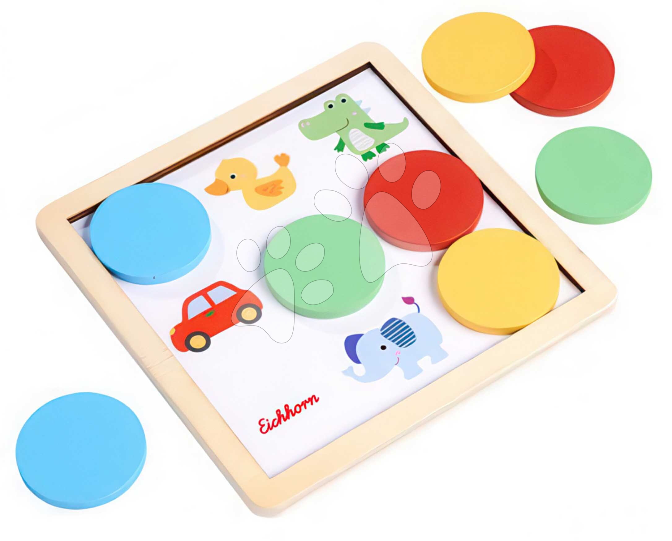 Eichhorn Color Matching Game fa fejlesztőjáték