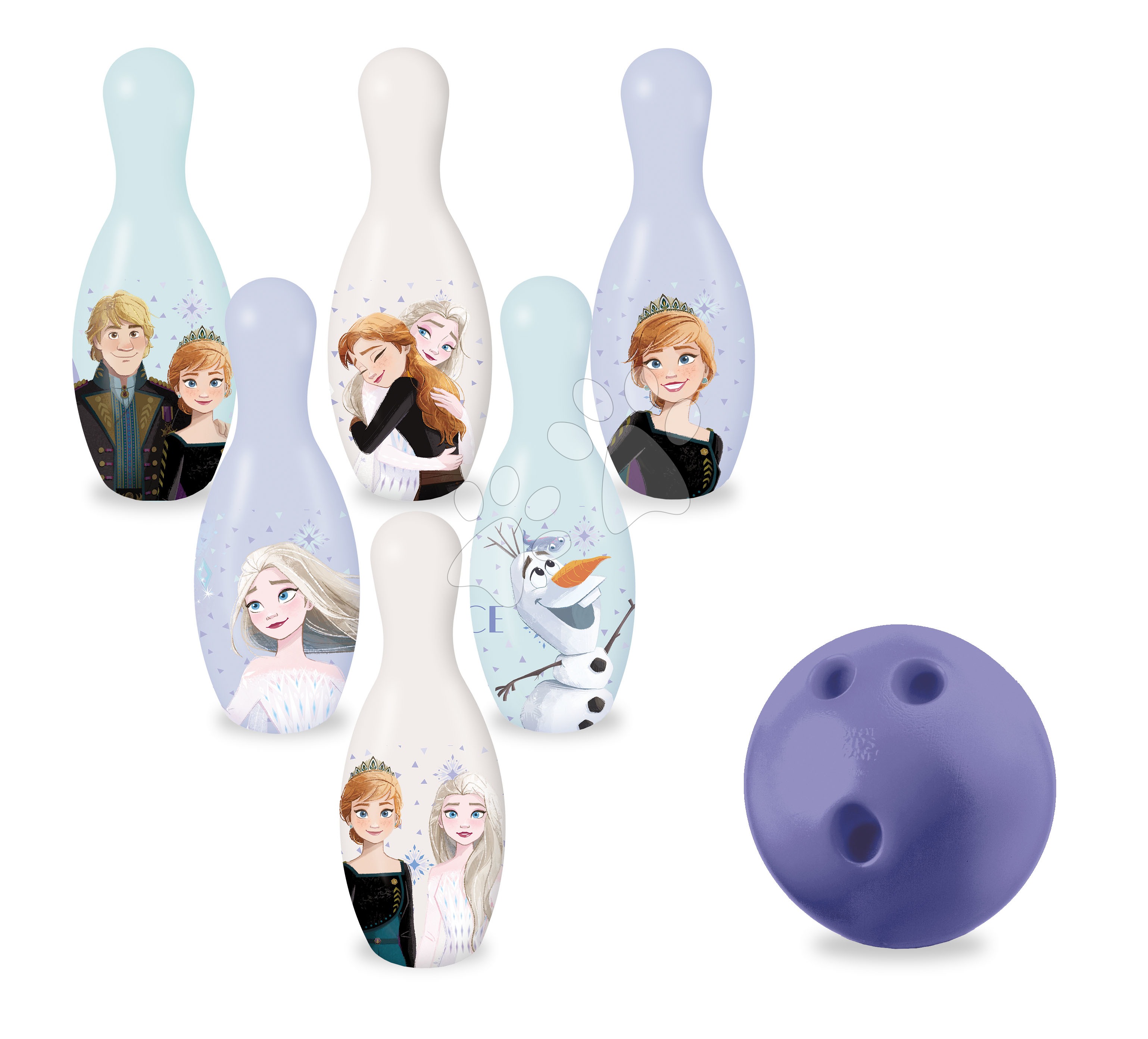 Mondo gyerek tekebábúk golyóval Frozen 6drb 28307 kék-rózsaszín Mondo gyerek tekebábúk golyóval Frozen 6drb 28307 kék-rózsaszín