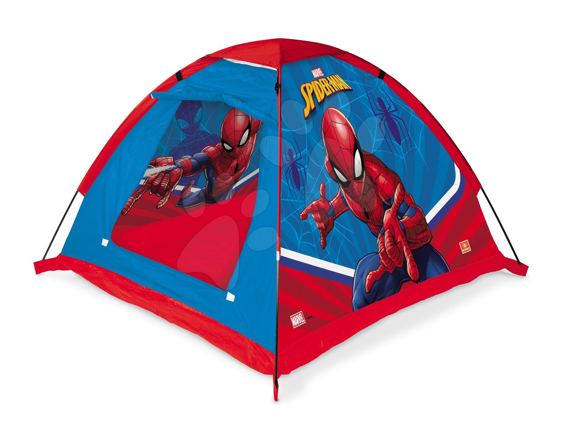 Dětské stany - Stan Spiderman Garden Mondo modrý s taškou 120*120*87 cm