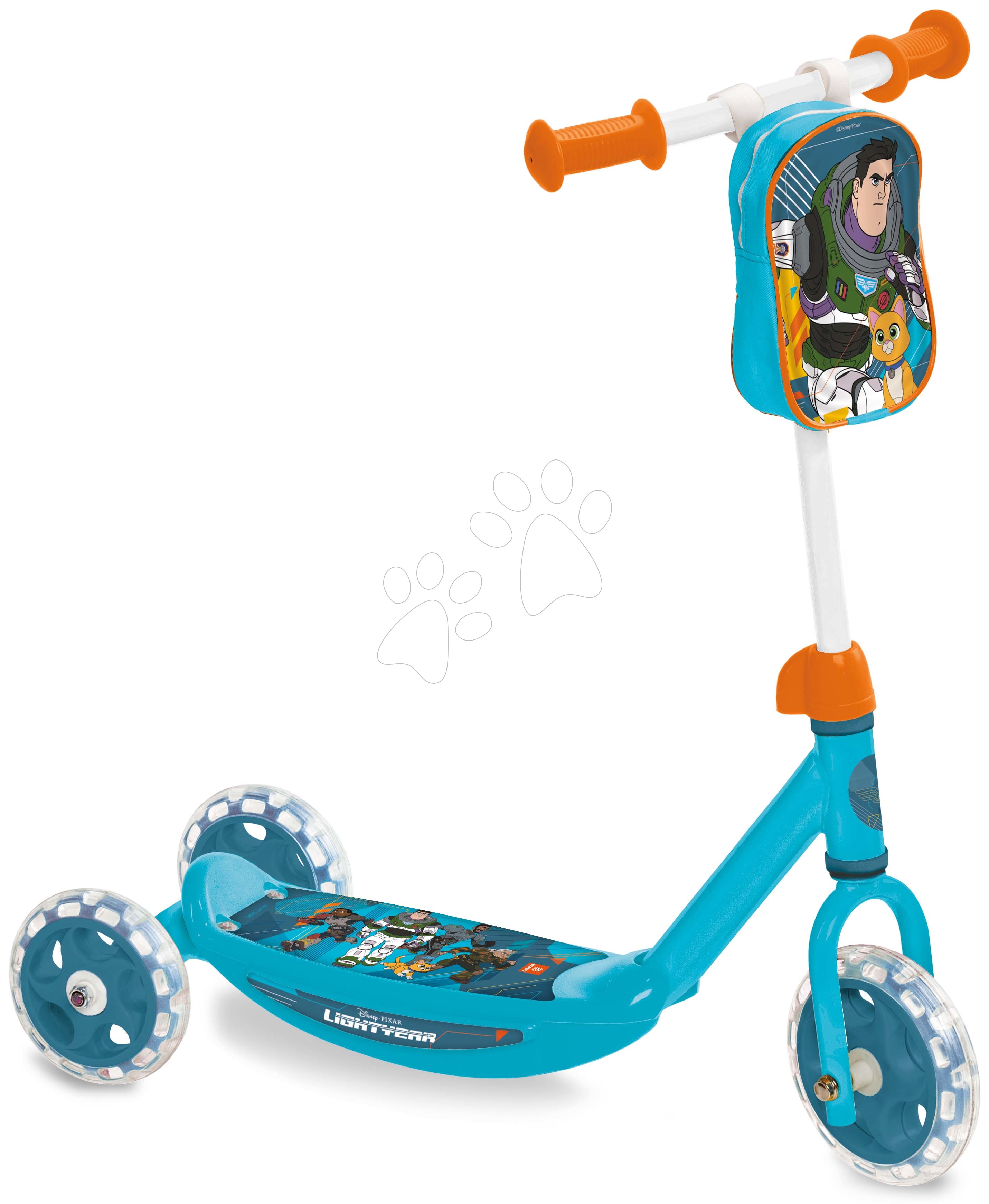 Dreirädriger Roller Lightyear mit Tasche Mondo