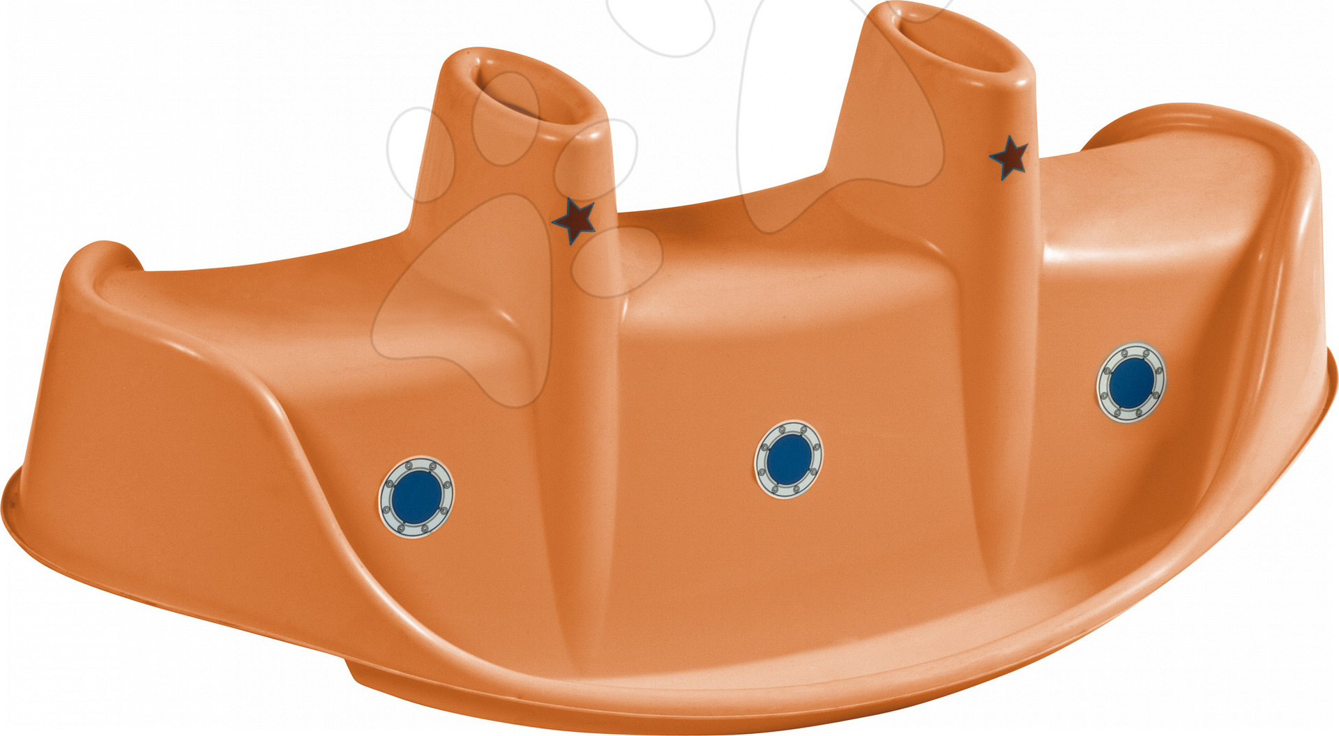 Hojdačky - Hojdačka loďka Marianplast obojstranná oranžová obojstranná oranžová od 24 mes