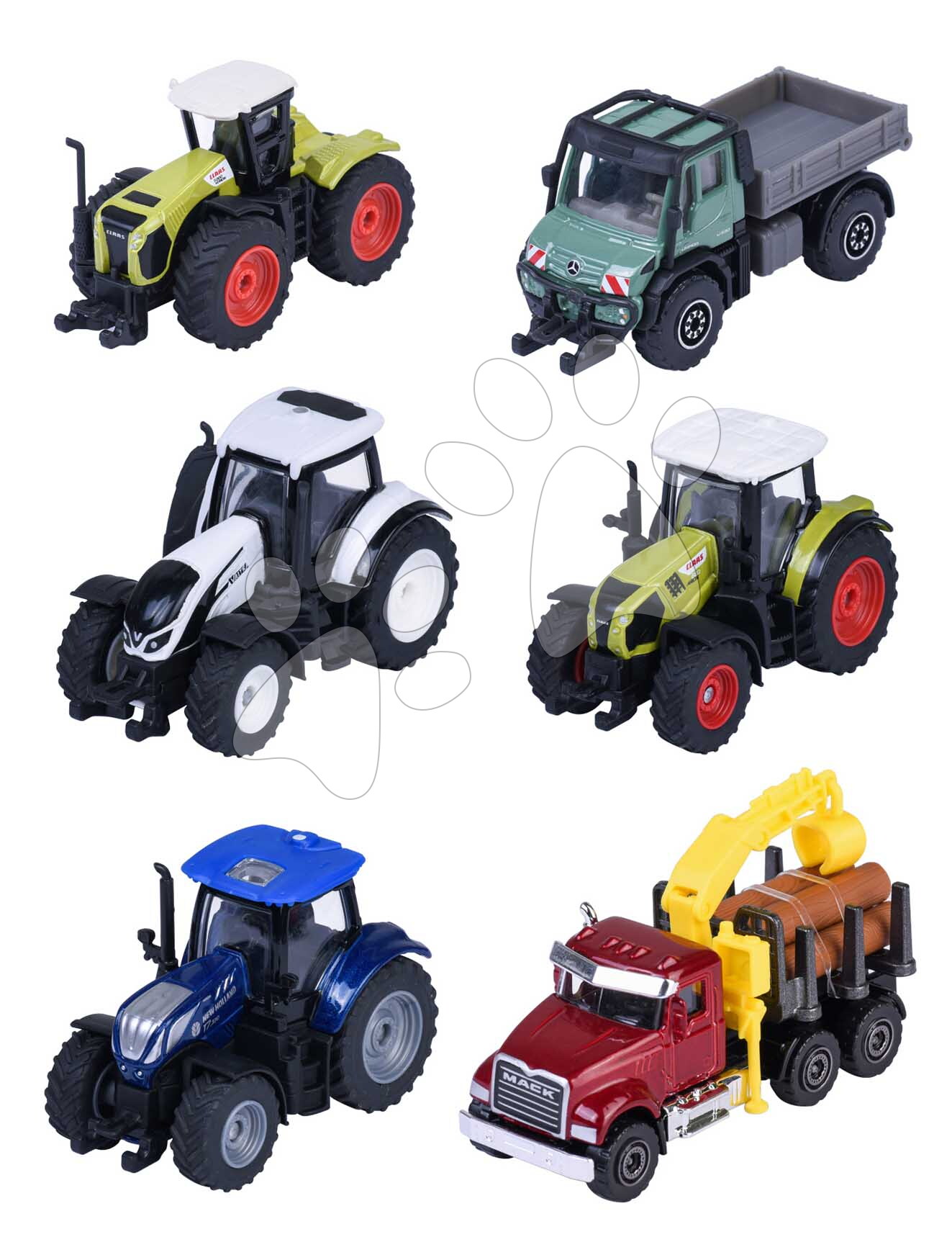 Autíčko farmárske Farm Vehicle Majorette 7,5 cm dĺžka 6 rôznych druhov