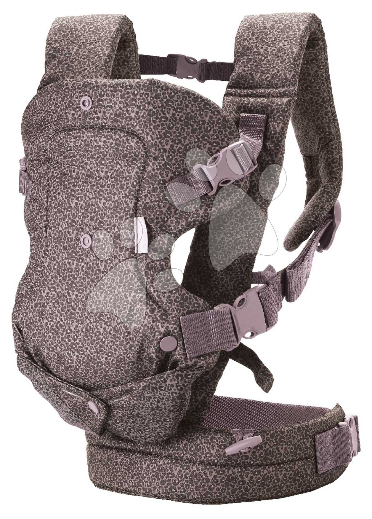 Nosič pre dieťa Flip 4v1 Convertible Carrier Leopard Infantino 4 spôsoby nosenia s leopardím vzorom od 3,6-14,5 kg od 0 mes