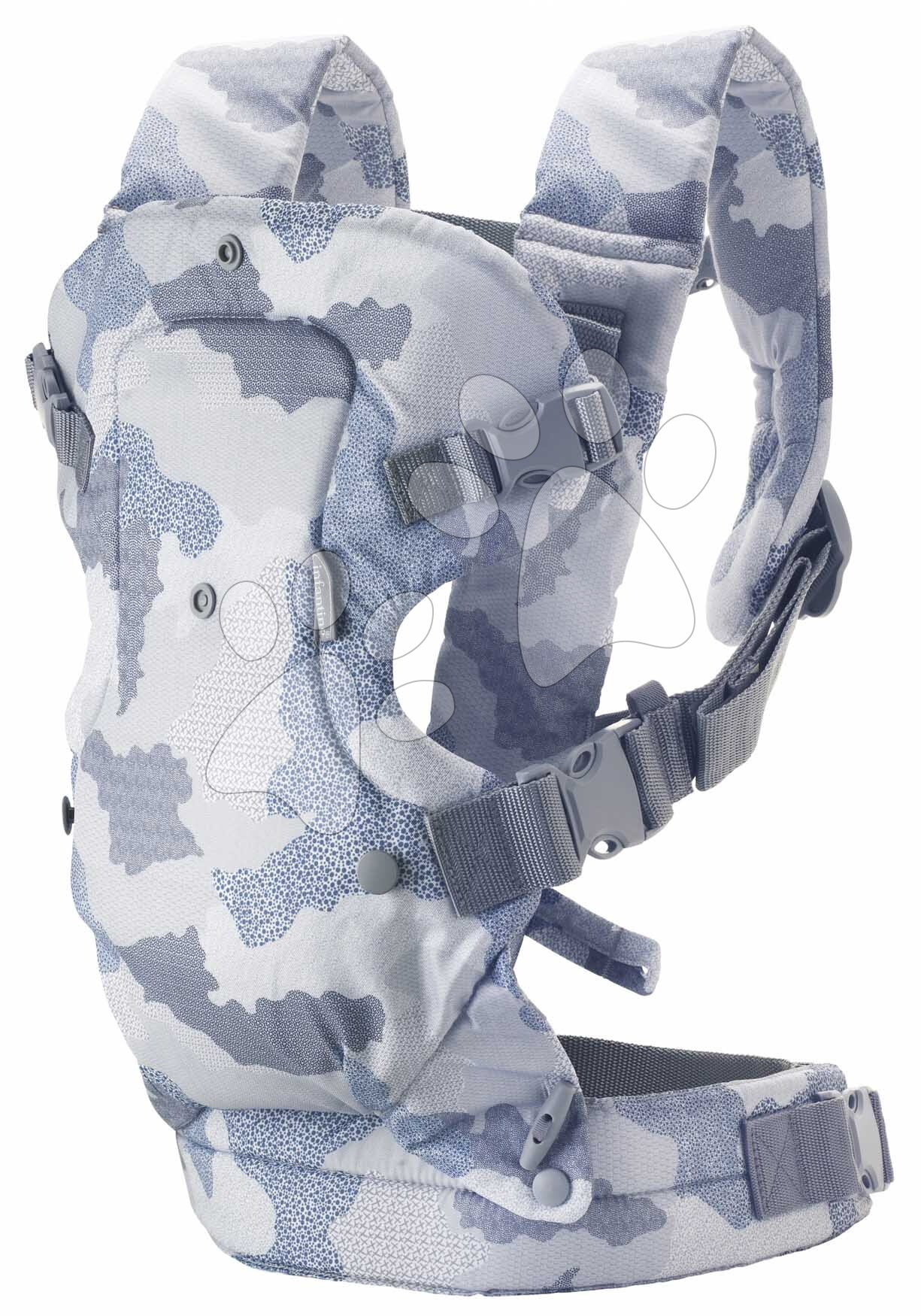 Nosič pre dieťa Flip 4v1 Convertible Carrier Camo Infantino 4 spôsoby nosenia vzorovaný od 3,6-14,5 kg od 0 mes