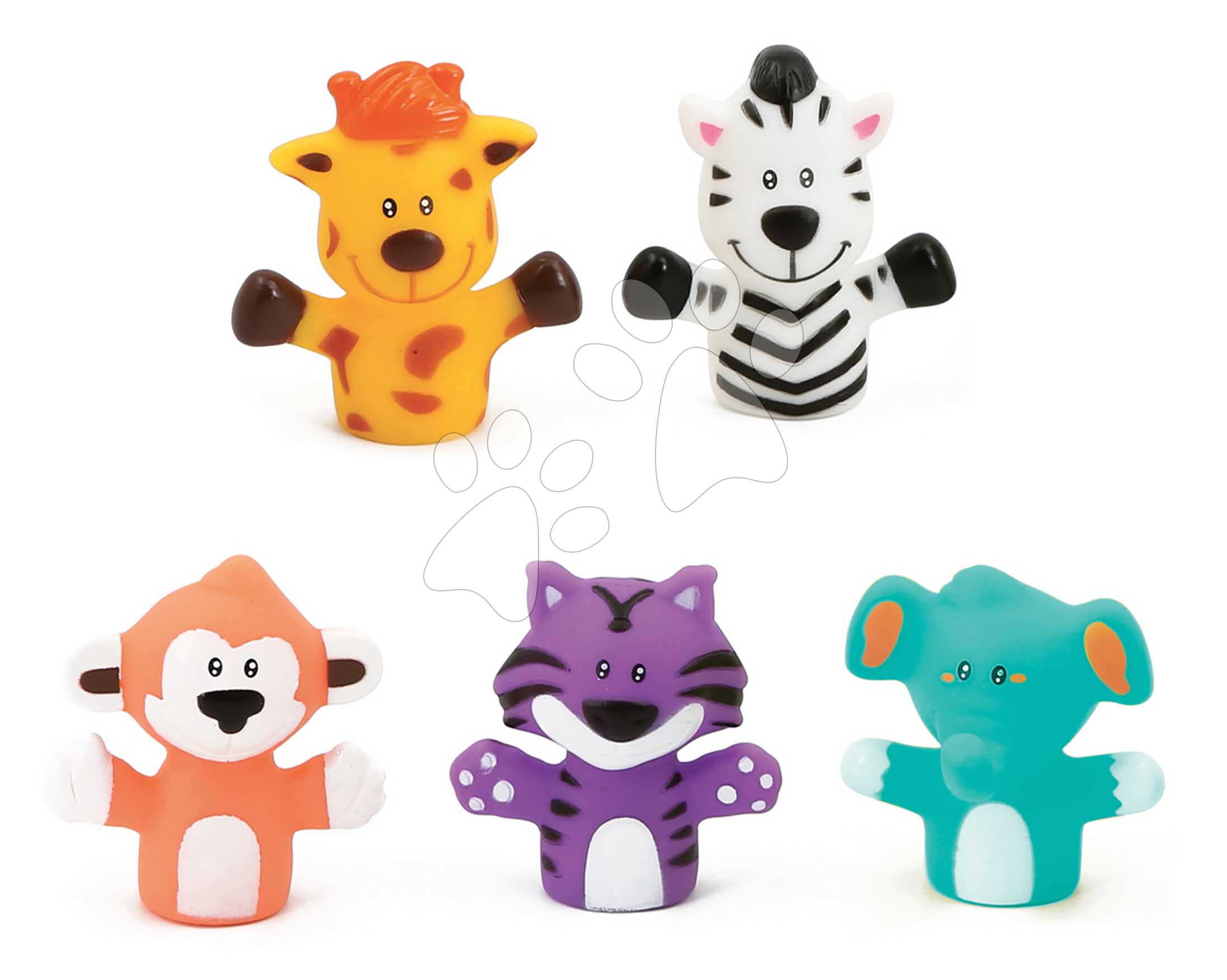 Újjbábok Állatok a dzsungelből Finger Puppets Savannah Ludi 5 újjbáb 10 hó-tól