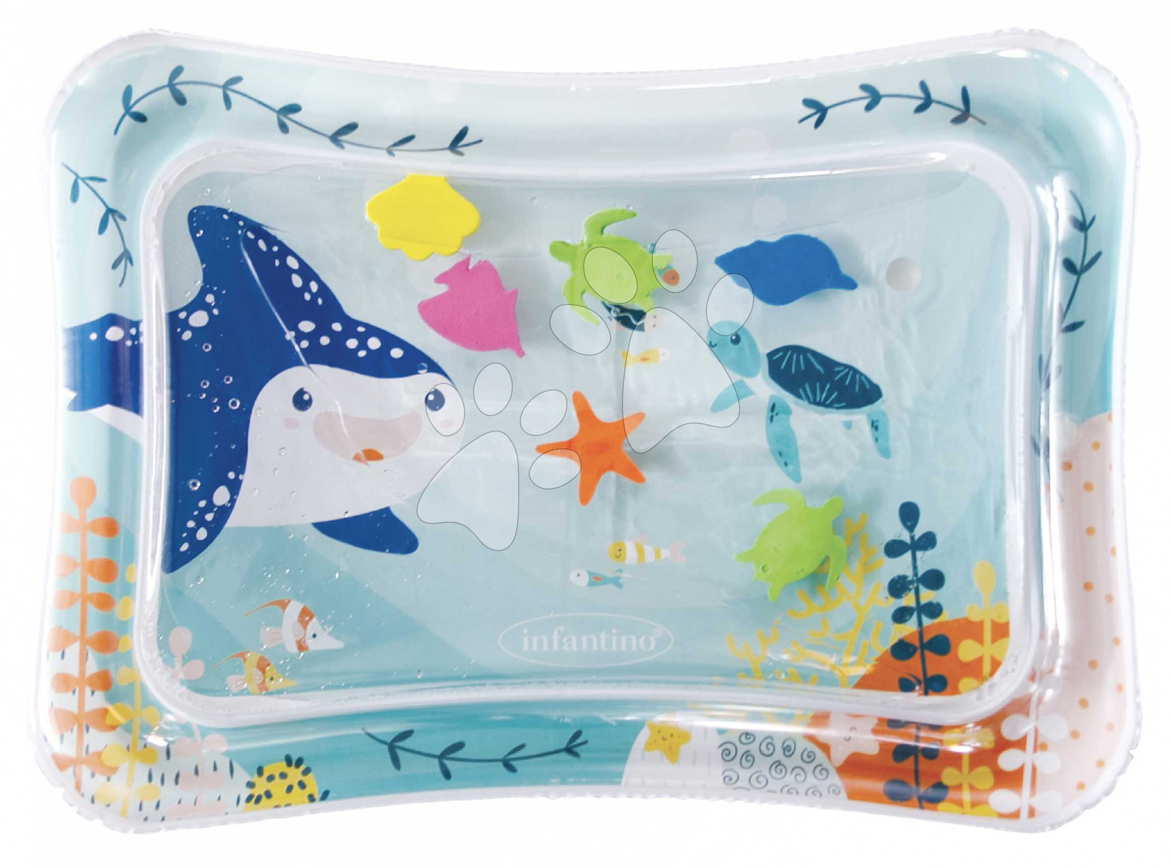 Hracia podložka s vodou Oceán Jumbo Pat & Play Water Mat Ocean Infantino so zvieratkami od 3 mes