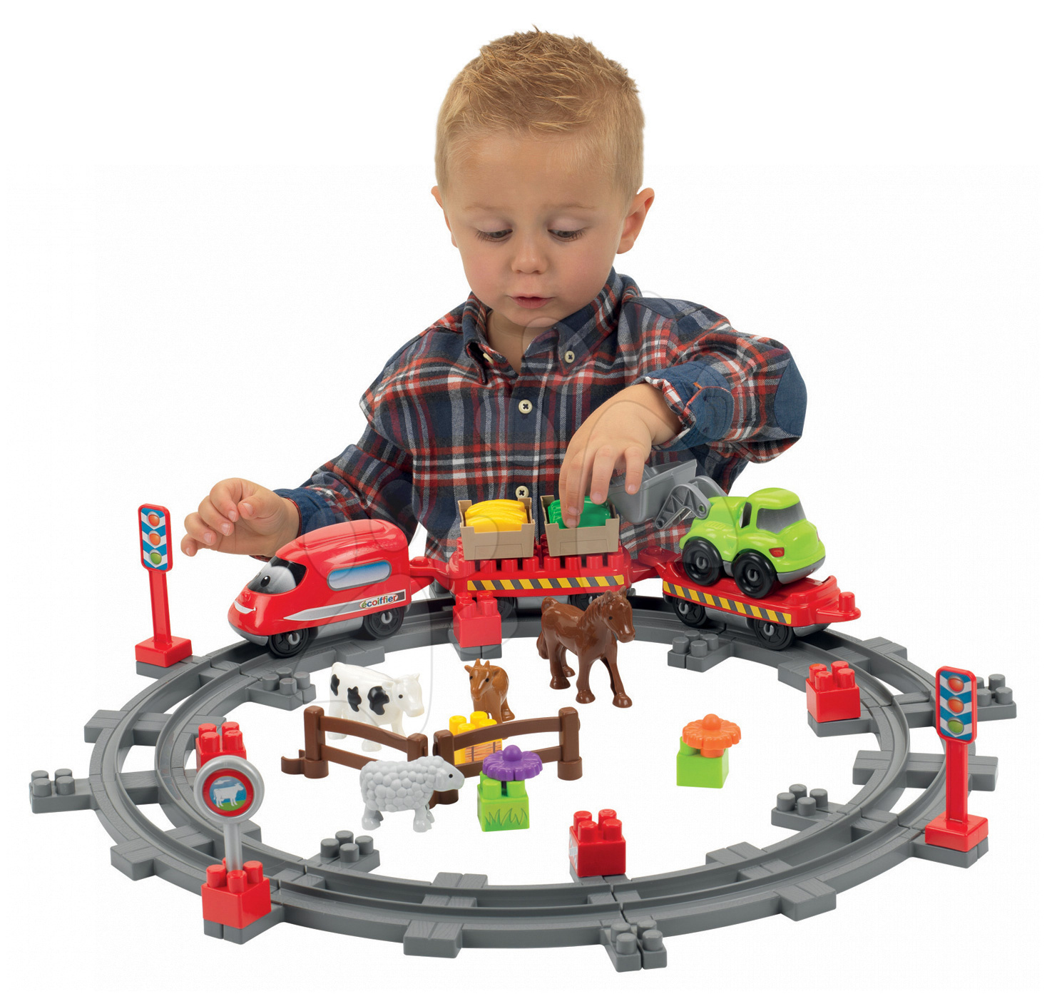 Abrick 3068 Ecoiffier Train De Campagne 