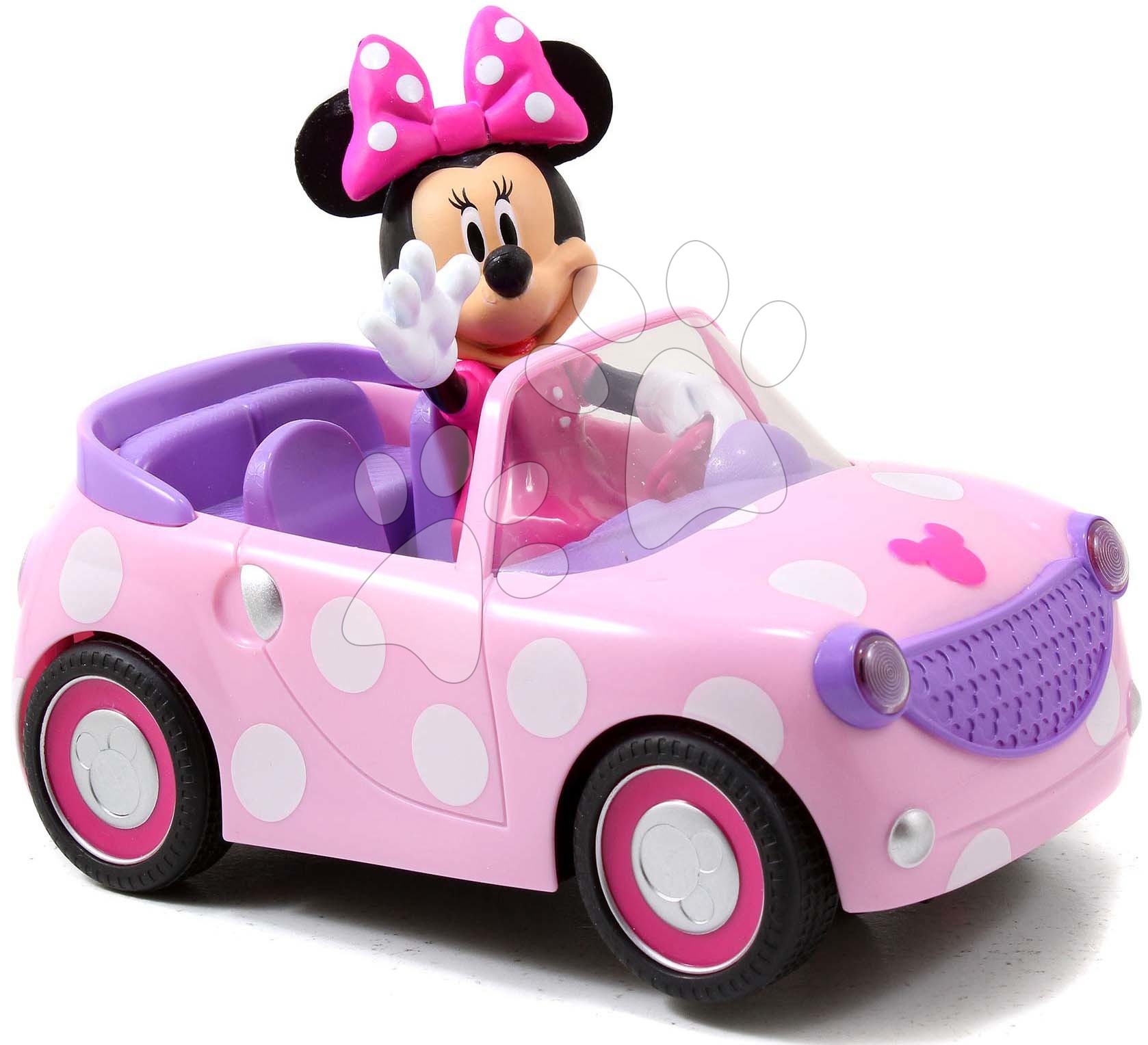 Távirányítós autó RC Minnie Roadster Jada rózsaszín 19 cm hosszú