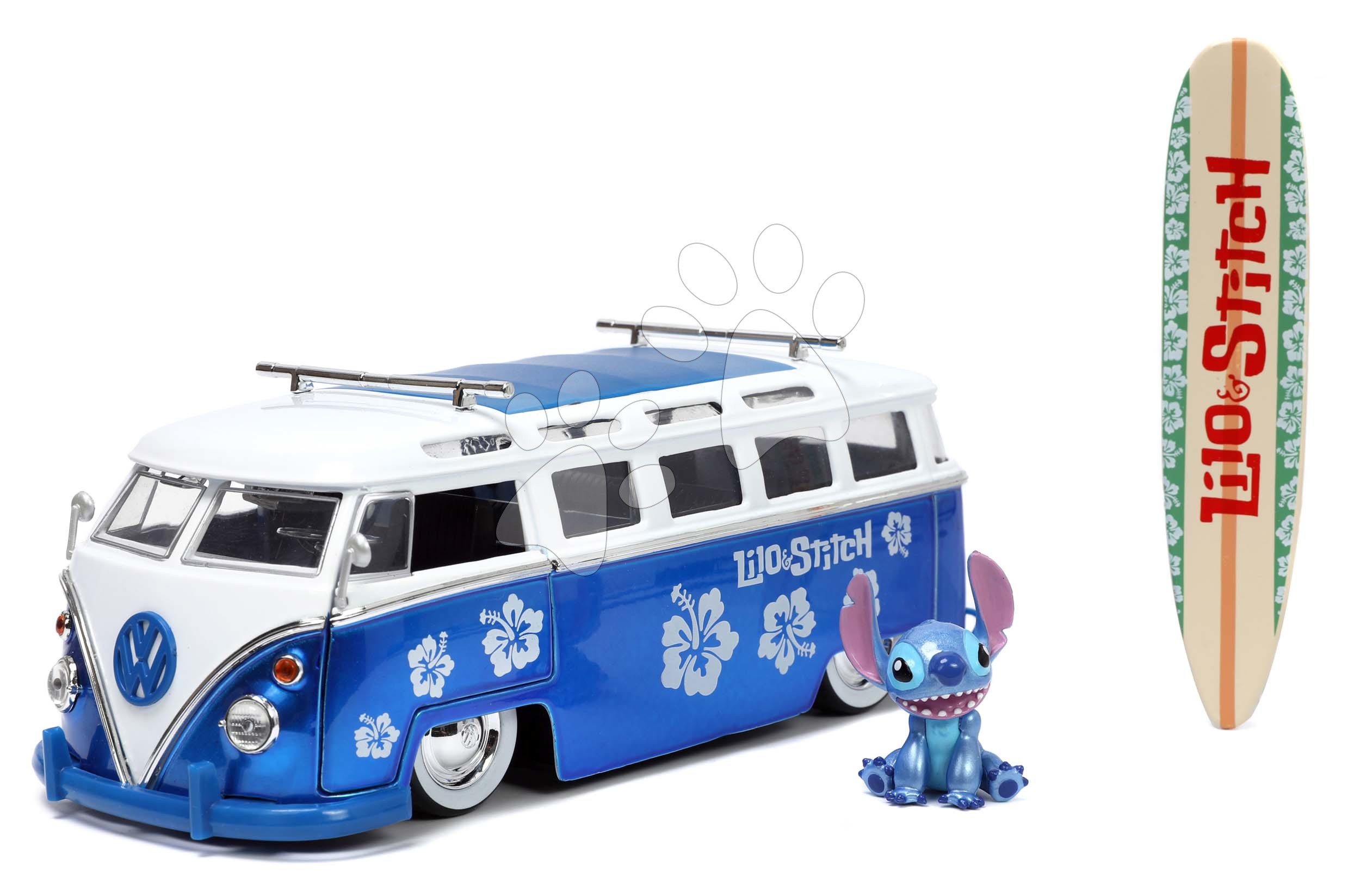 Kisautó figurával Disney Lilo & Stitch Van Jada fém hossza 15,9 cm 1:24