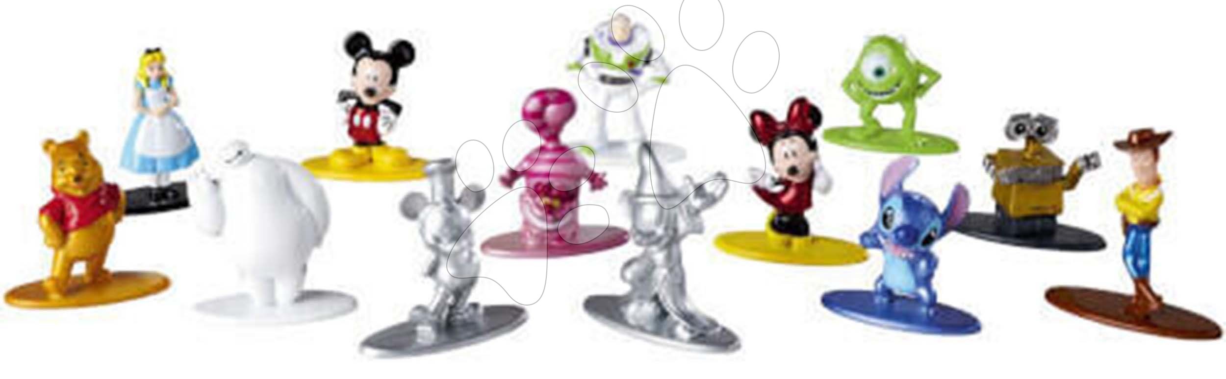 Gyűjthető figura Disney 100 Blind Pack Nanofigs Jada fém 4 cm magas