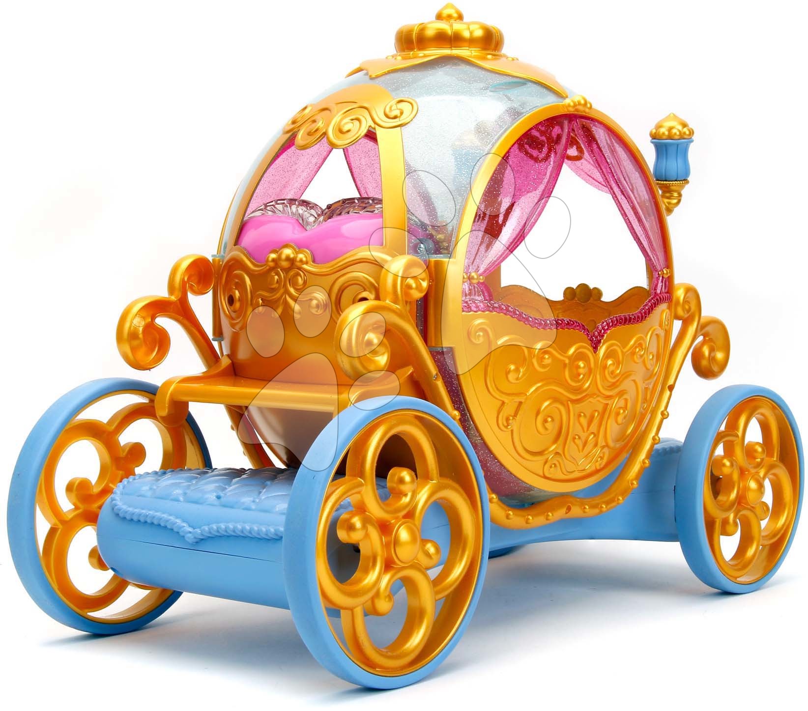 Autíčko na diaľkové ovládanie kráľovský kočiar Disney Princess RC Carriage Jada dĺžka 38 cm